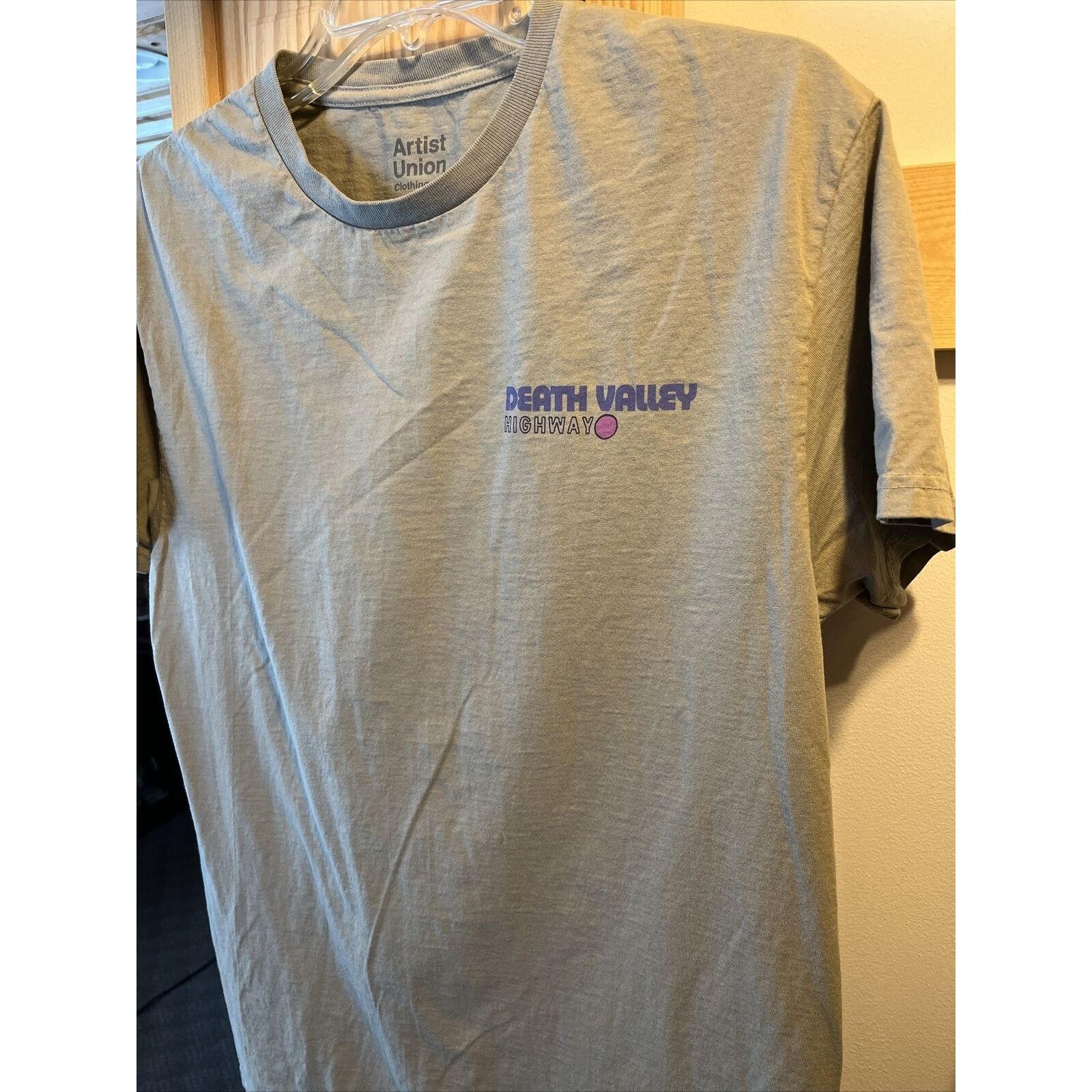 Other Artist Union Clothing Men’s M Gray Death Valley Cotton Shirt Size US M / EU 48-50 / 2 - 12 Thumbnail