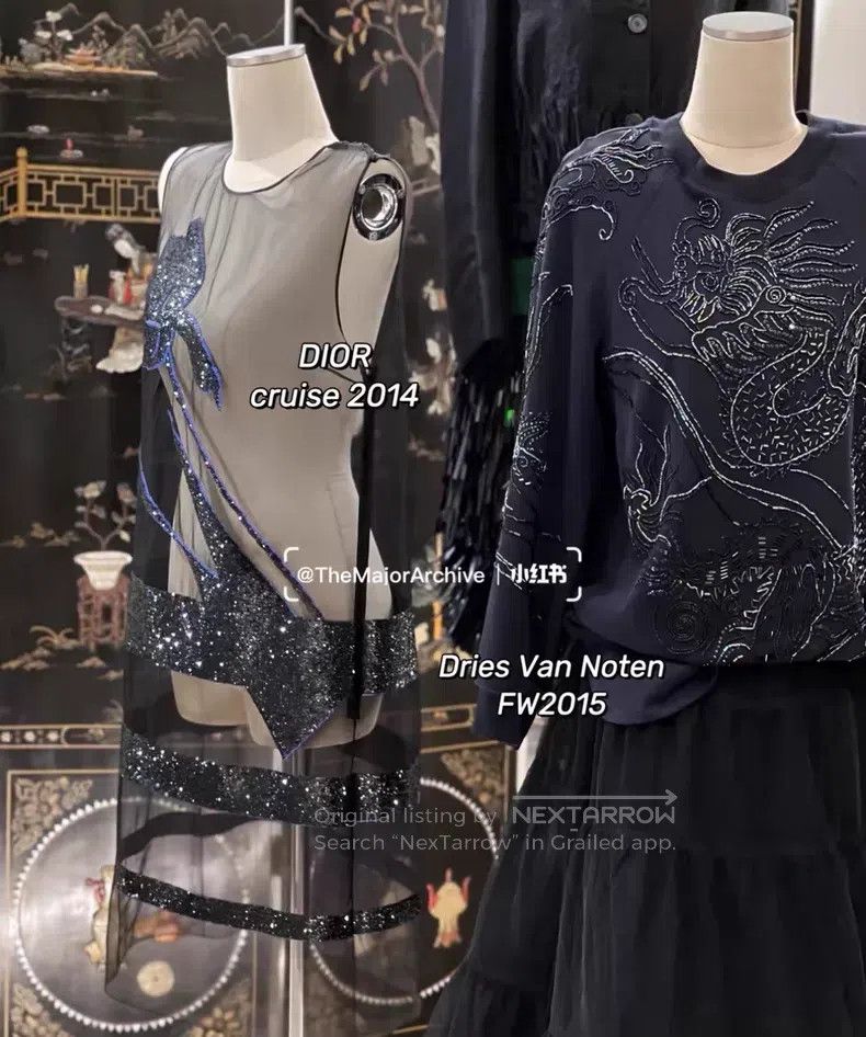 Dries Van Noten Dries Van Noten Heavy Embroidery Beaded Sweatshirt Size S / US 4 / IT 40 - 1 Thumbnail