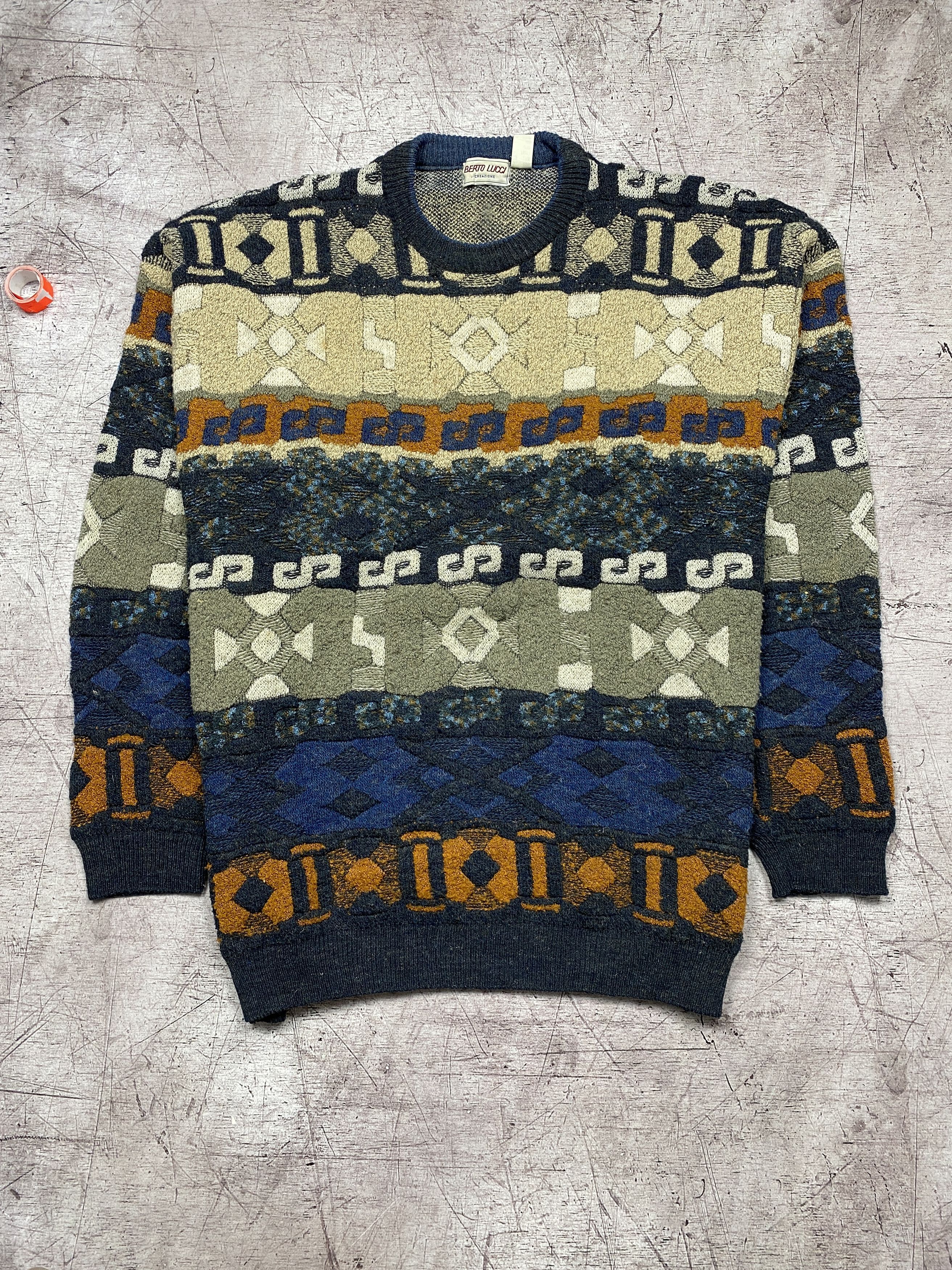 Vintage Vintage 90s Mens Coogi Style Textured Biggie Cozy Sweater Size US XL / EU 56 / 4 - 1 Thumbnail