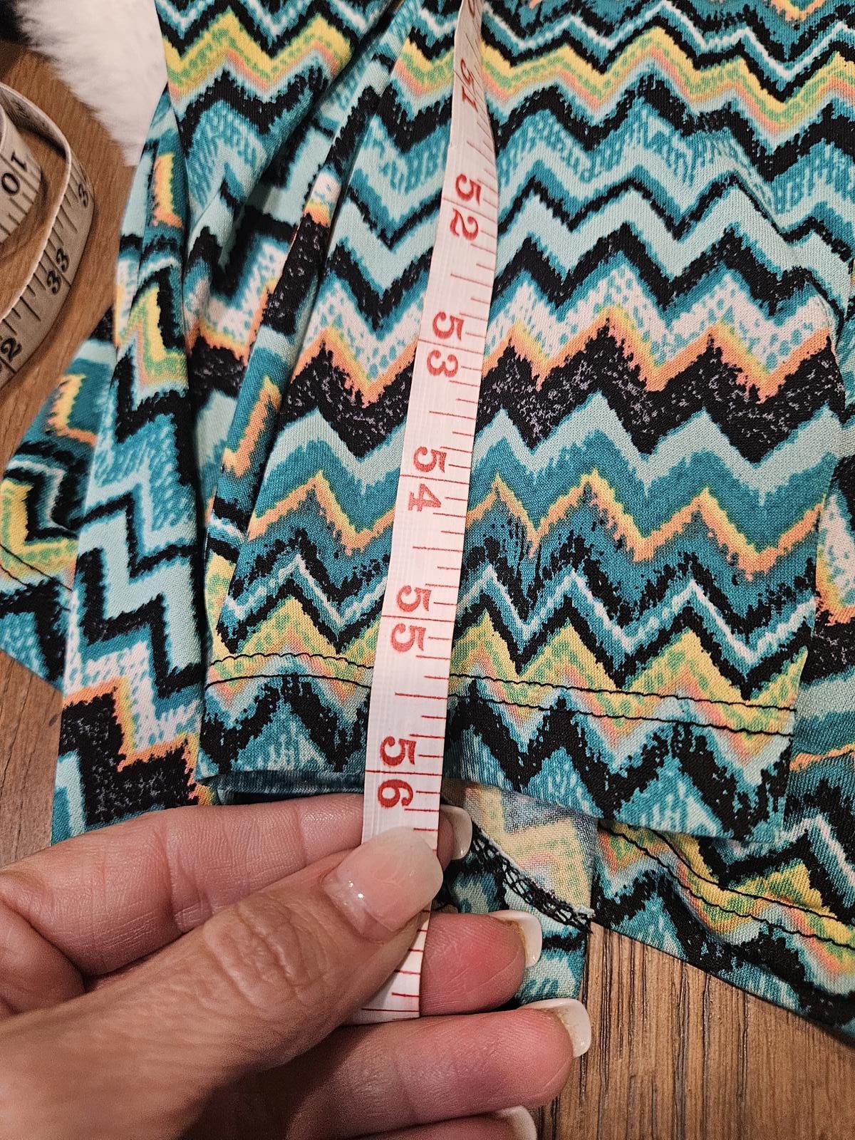 Designer Soho Trendy Chevron Maxi Dress - Blue & Black Size S / US 4 / IT 40 - 4 Thumbnail