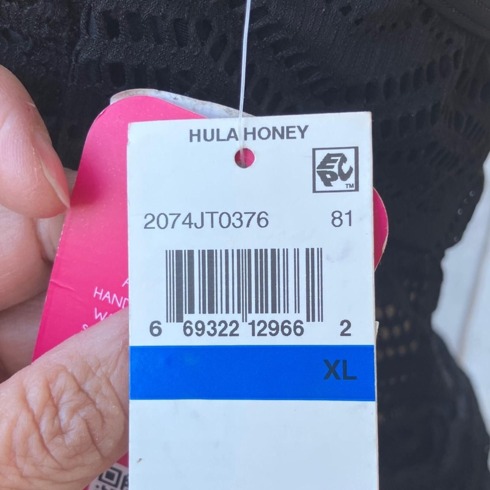 Other NWT Hula Honey Black Halter 2-Piece Swim Size ONE SIZE - 5 Thumbnail