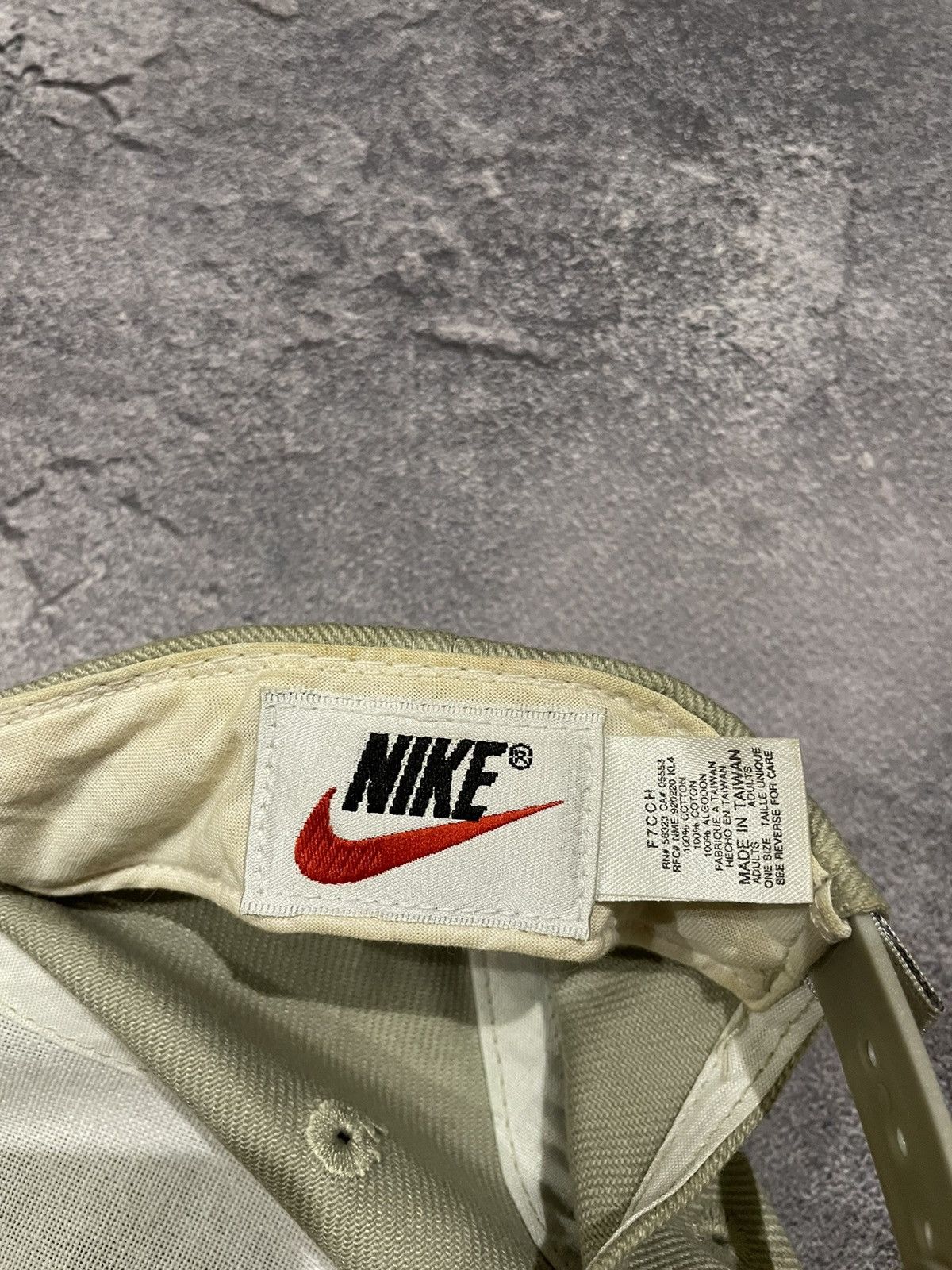 Nike × Vintage Vintage 90s Nike Cap Center Swoosh Size ONE SIZE - 4 Thumbnail