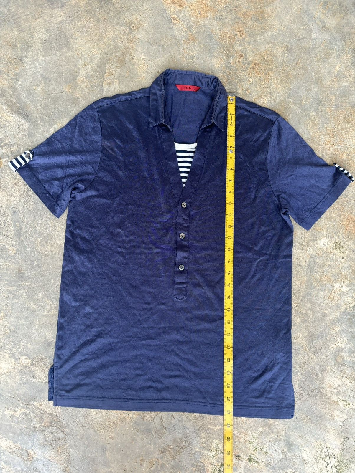 Hysteric Glamour × Japanese Brand Y2k Double Layer Style Sieg Shirt Size US L / EU 52-54 / 3 - 9 Thumbnail