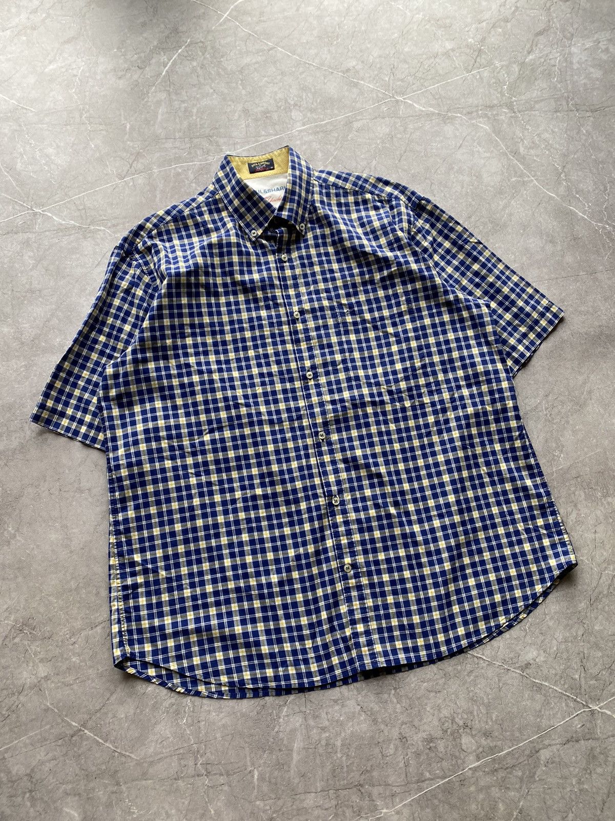 Paul & Shark Paul & Shark Vintage Yachting Royal Club Shirt Button Up Size US XL / EU 56 / 4 - 1 Thumbnail