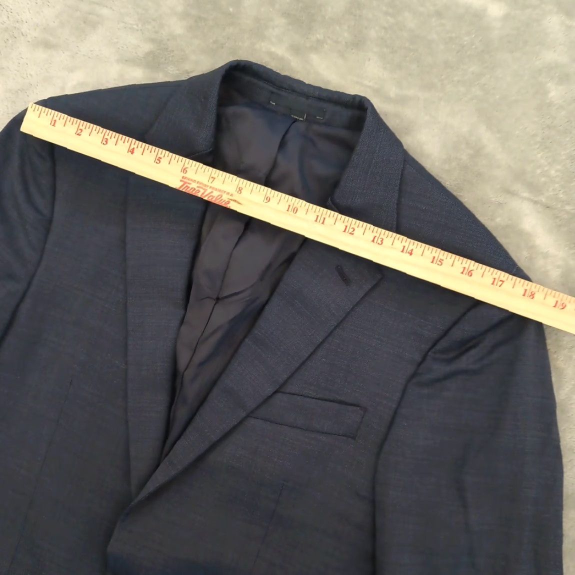 Jos. A. Bank Jos A Bank Blazer Mens 40 Long Slim Blue Two Button Double Vent Wool Notch Lapel Single-Breasted Jacket Coat 2 Piece Regular Mens Size 40R - 2 Thumbnail
