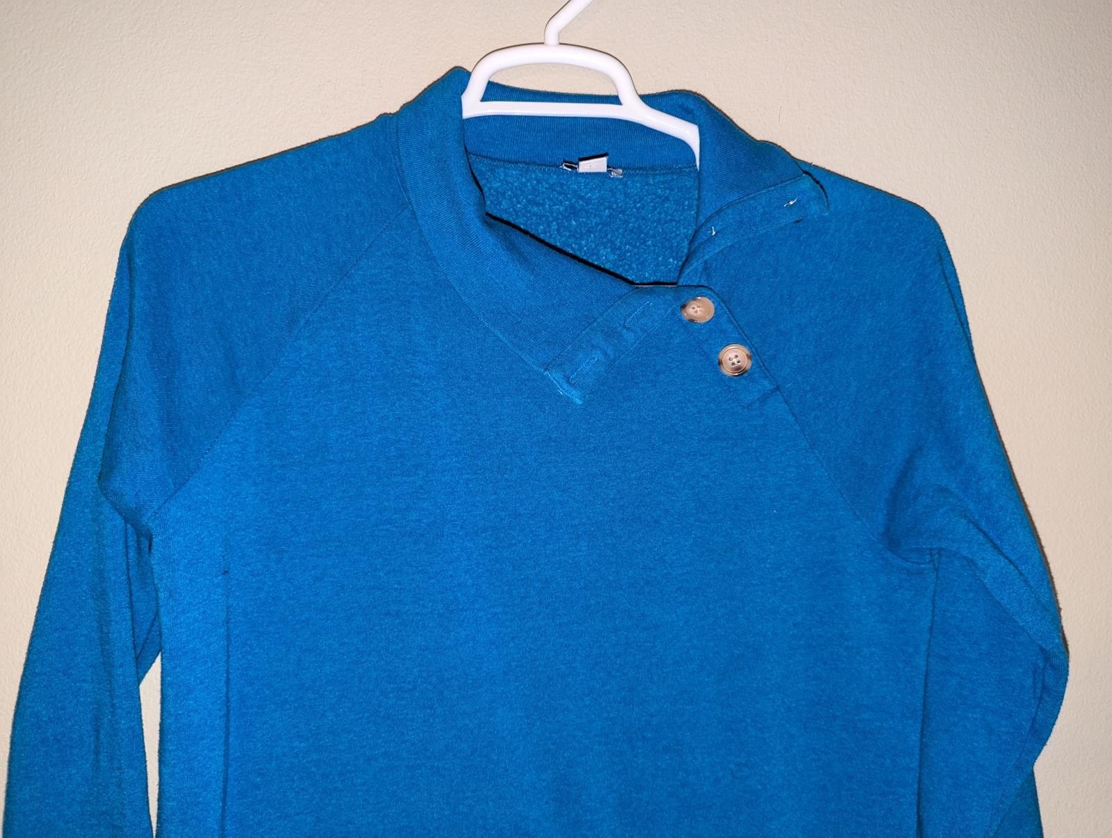 J.Crew Vintage J.Crew Women's XS Pullover Sweatshirt Unique Collar Size XS / US 0-2 / IT 36-38 - 2 Thumbnail