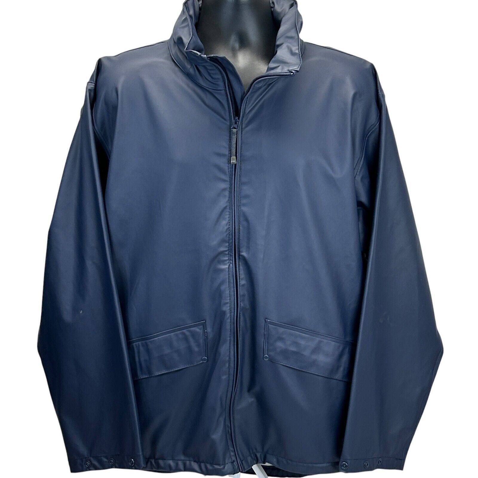 Helly Hansen Helly Hansen Raincoat Jacket Blue Hidden Hood Pockets Large Size US L / EU 52-54 / 3 - 1 Thumbnail