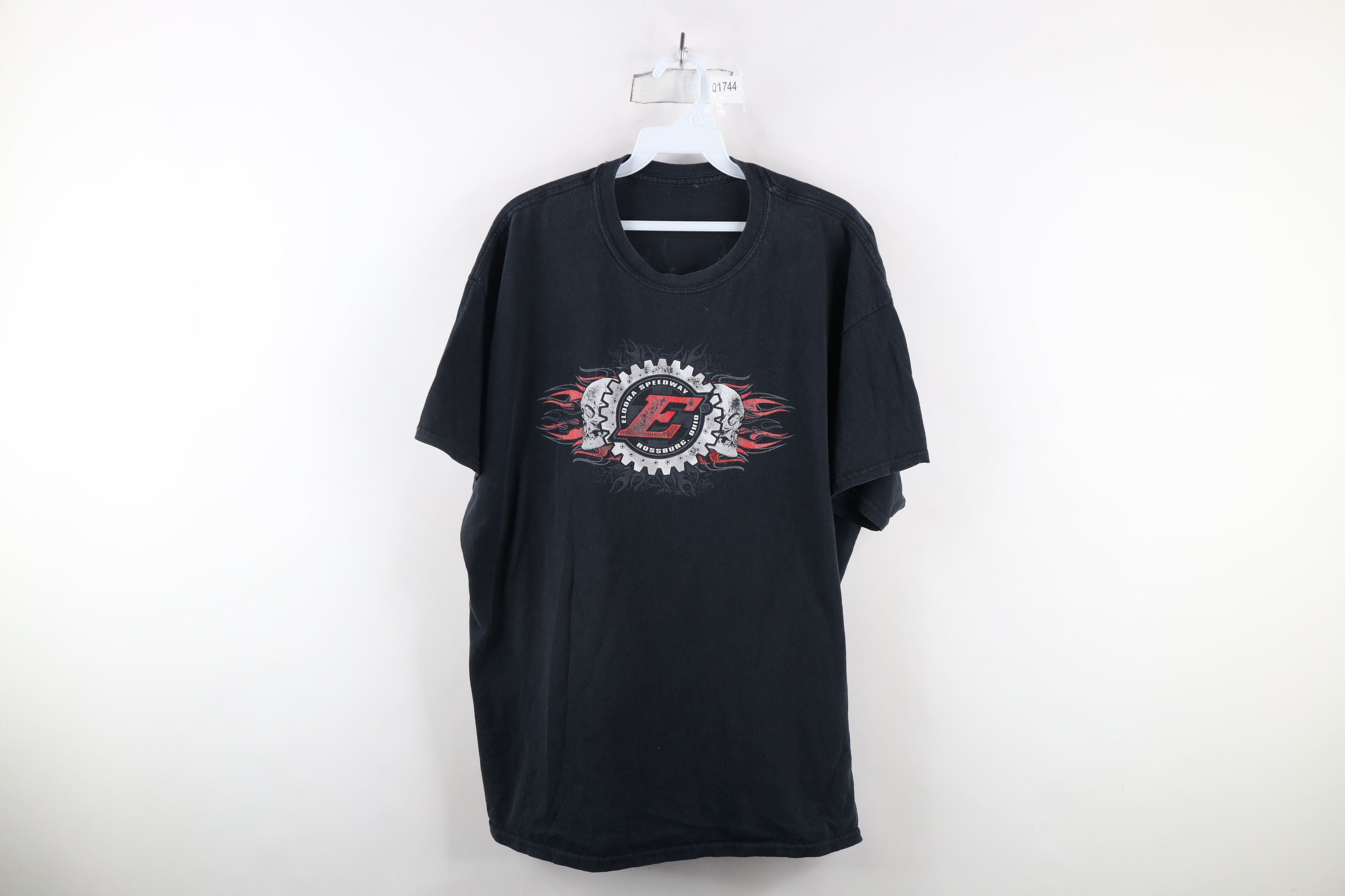 Vintage Vintage Streetwear Speedway Flames Racing T-Shirt Black Size US XL / EU 56 / 4 - 1 Thumbnail