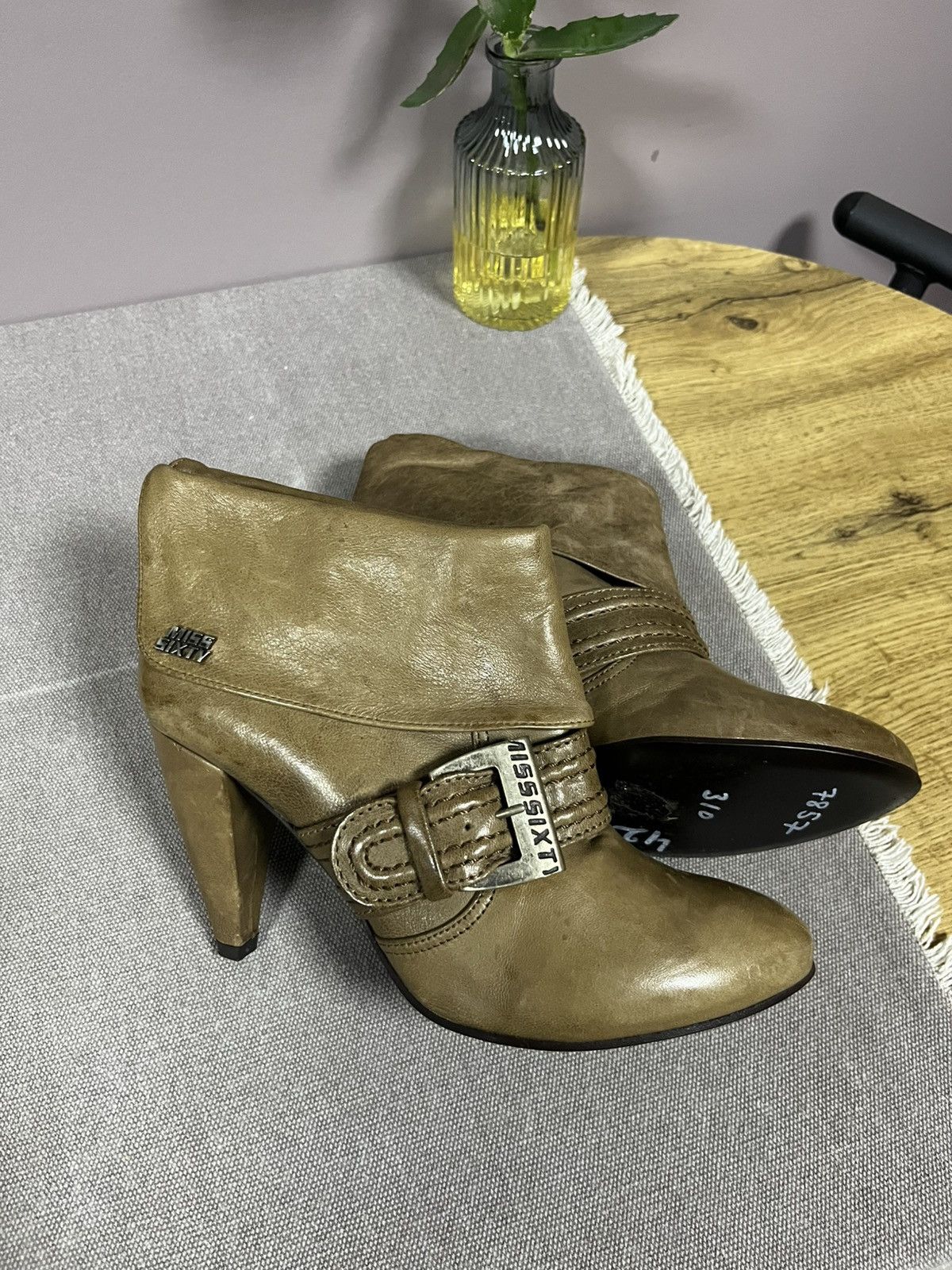Miss Sixty Vintage Miss Sixty Y2K Hysteric Glamour Leather Boots Size US 9 / IT 39 - 1 Thumbnail
