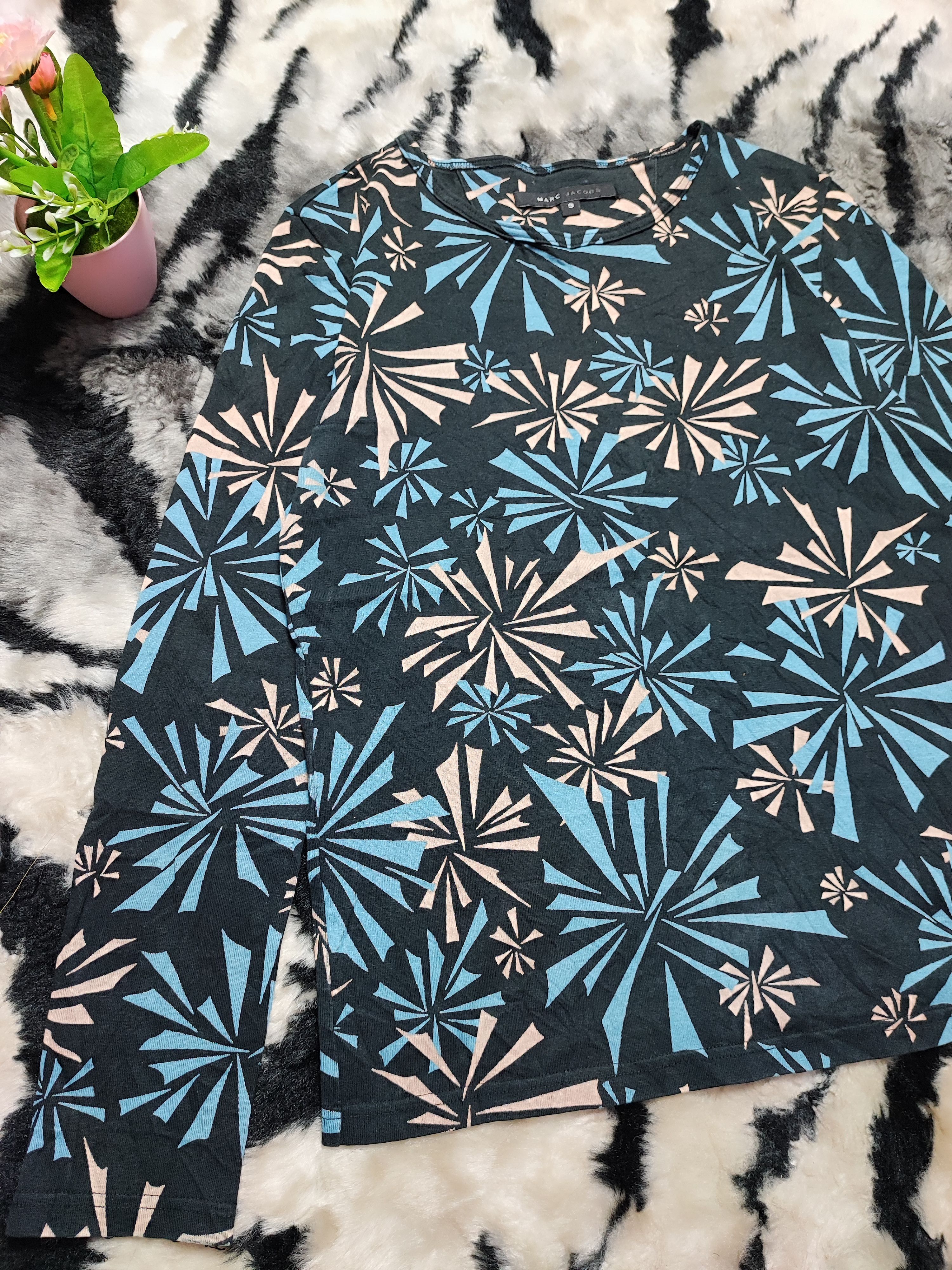 Marc Jacobs Printed Tshirt Women Size S / US 4 / IT 40 - 3 Thumbnail