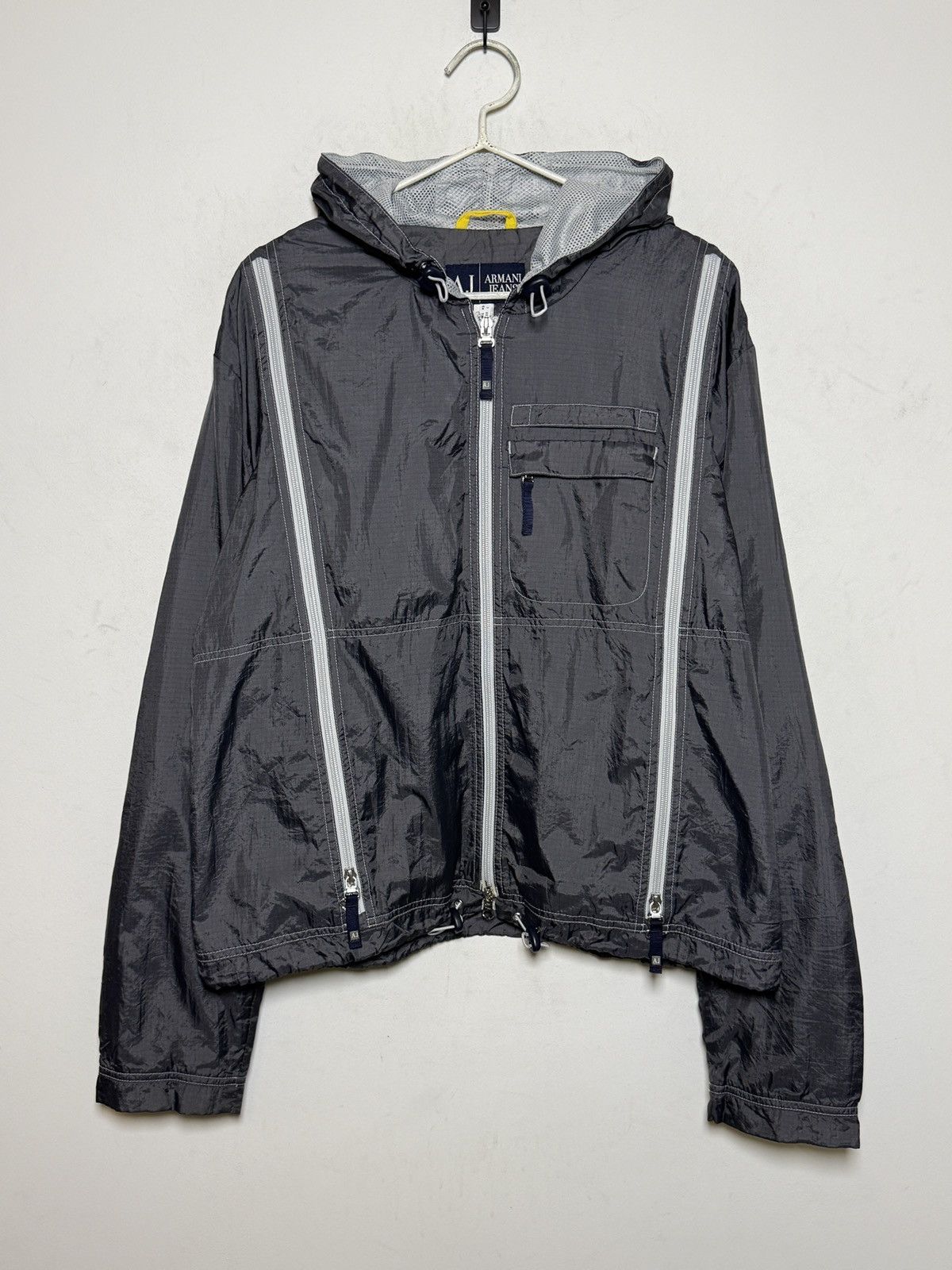Giorgio Armani Armani shimmer nylon multipocket light jacket Size US L / EU 52-54 / 3 - 7 Thumbnail