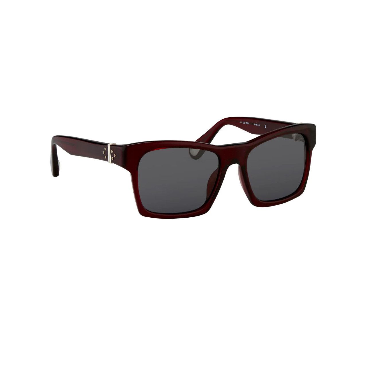 Ann Demeulemeester Ann Demeulemeester Sunglasses D-Frame Bordeaux Red and Blue Size ONE SIZE - 2 Thumbnail