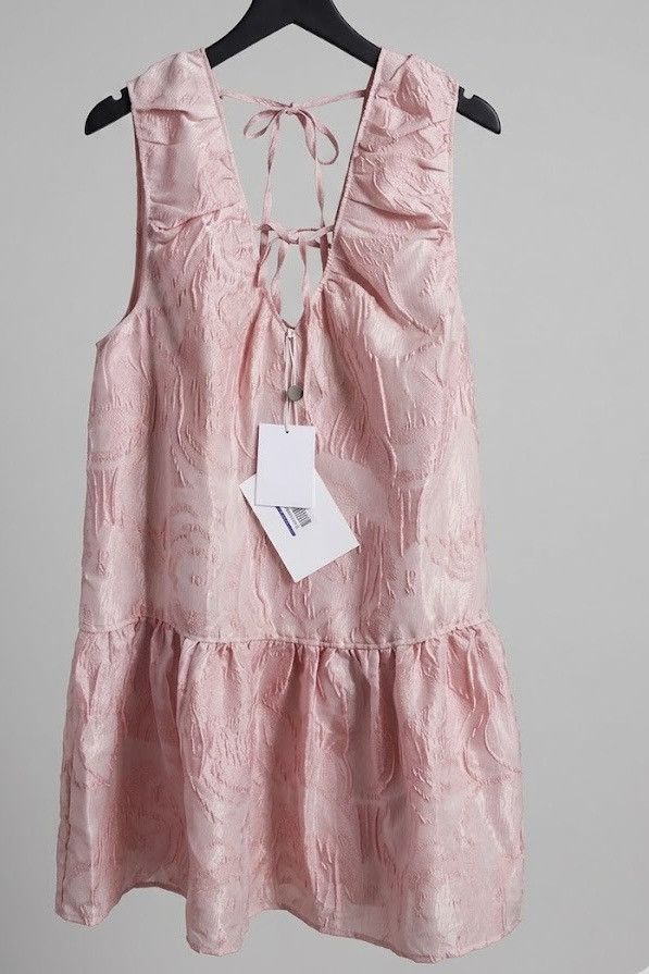 Ganni GANNI Gathered cloqué mini dress size EU 44 Size XL / US 12-14 / IT 48-50 - 6 Thumbnail