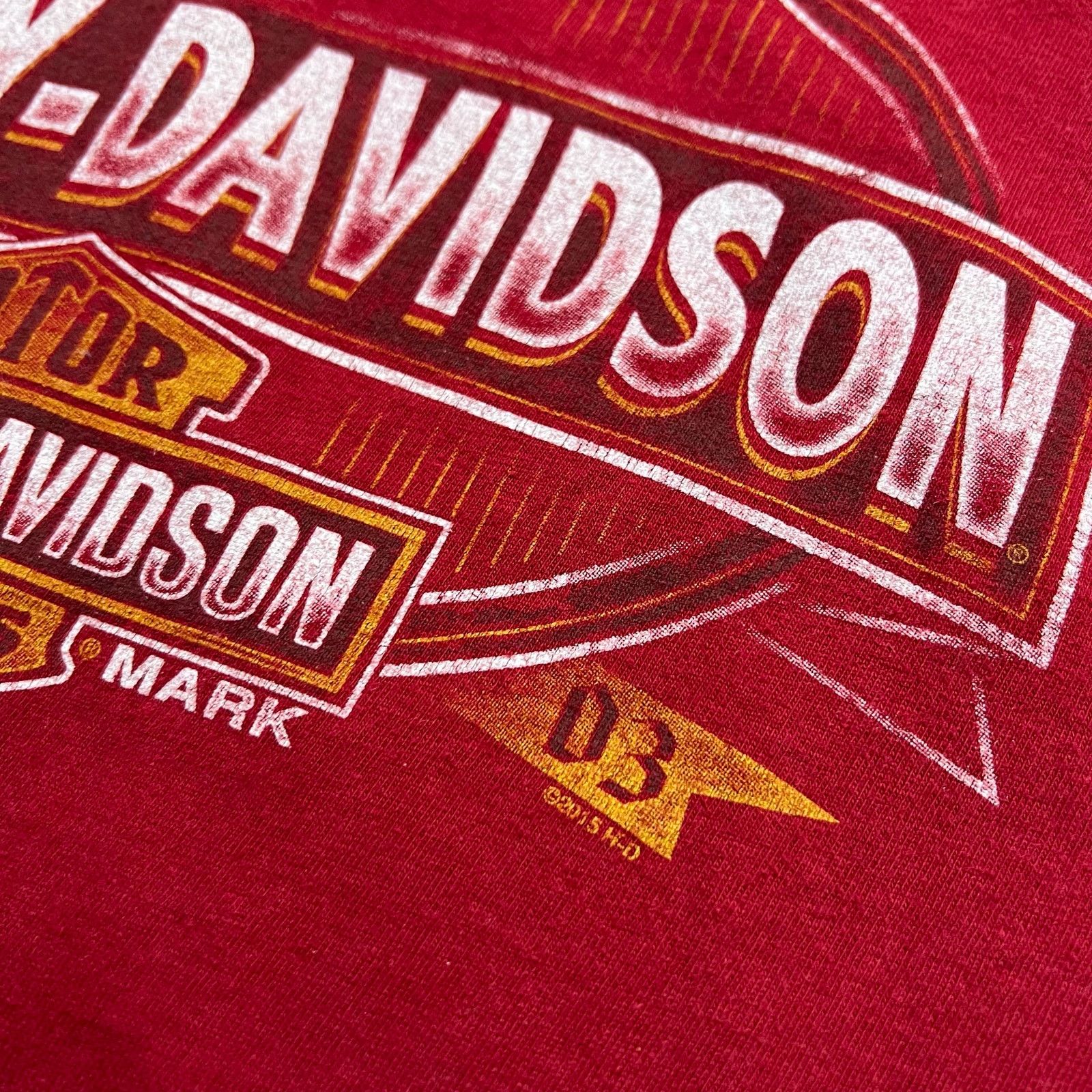 Harley Davidson Vintage Harley-Davidson Carson City Nevada Red T-Shirt Sz XL Size US XL / EU 56 / 4 - 9 Thumbnail