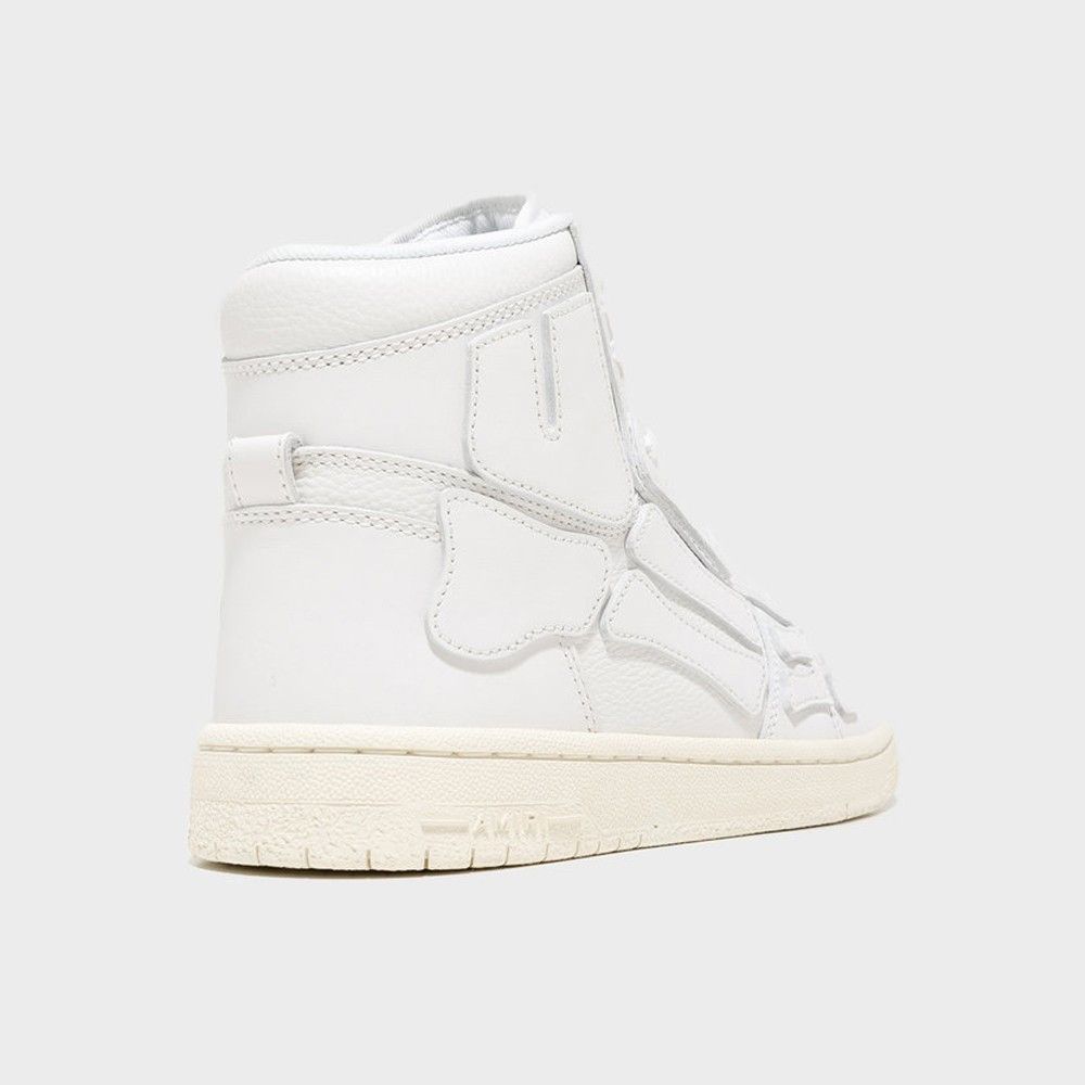 Amiri o1gr1nt0824 Skel Top Hi Sneakers in White Size US 10 / EU 43 - 5 Thumbnail