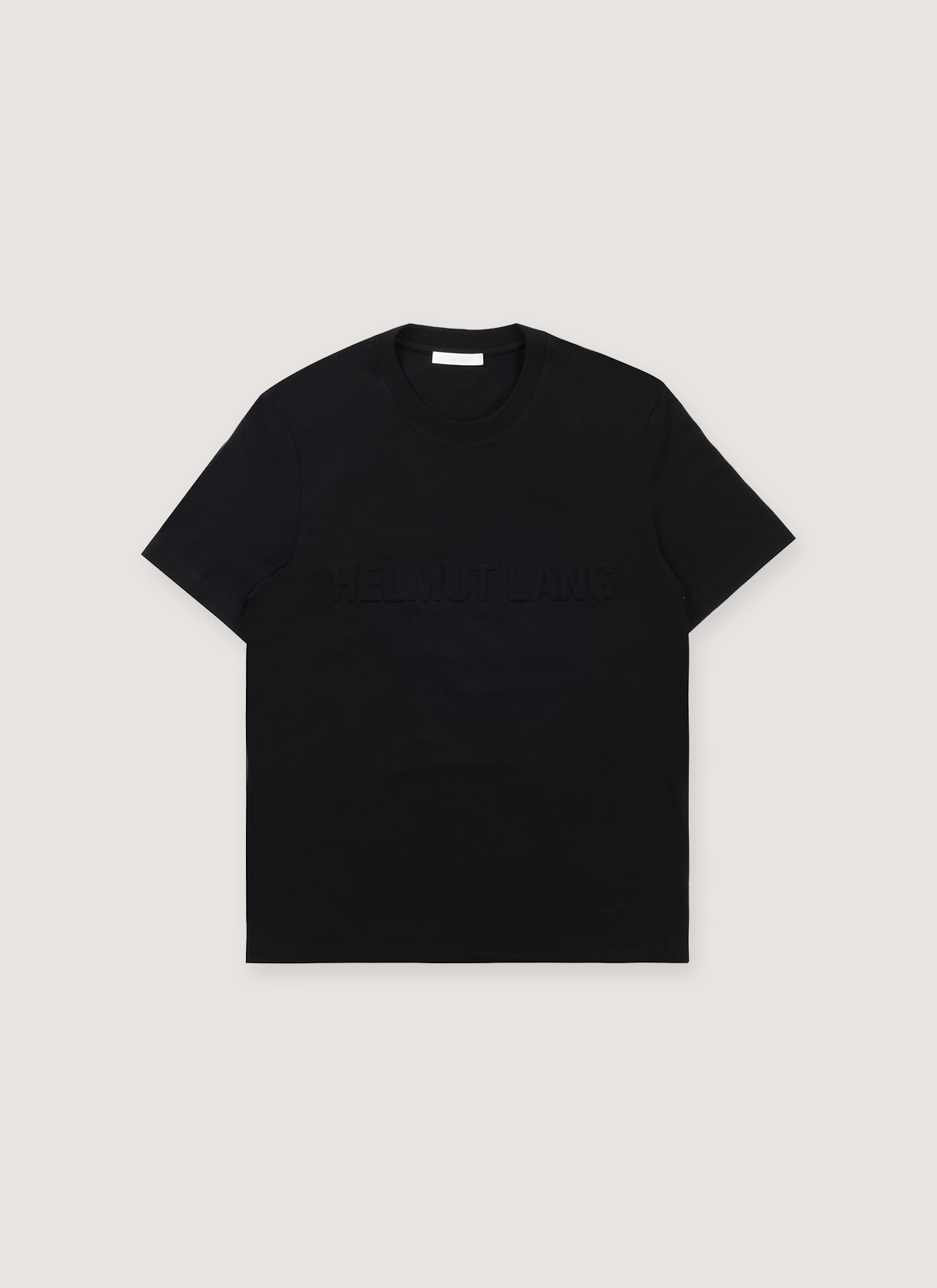 Hugo Boss Helmut Lang Embossed Tee Black Size US XL / EU 56 / 4 - 1 Thumbnail