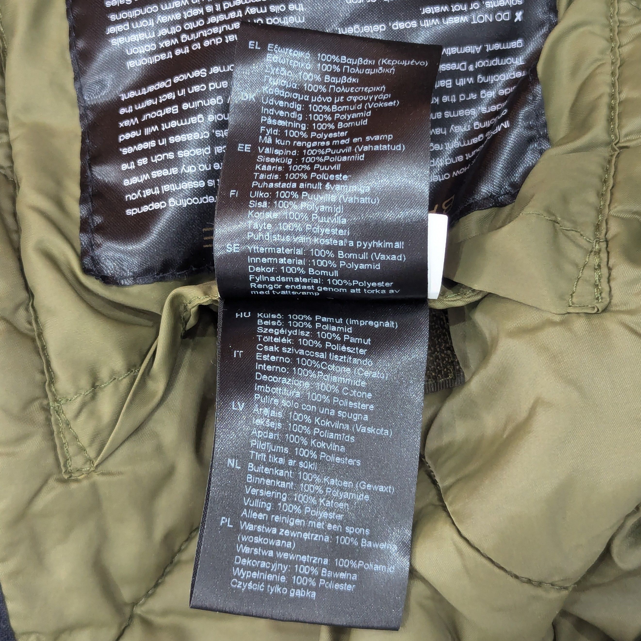 Barbour Barbour International Injection Wax Jacket Motorcycle Size US S / EU 44-46 / 1 - 20 Thumbnail