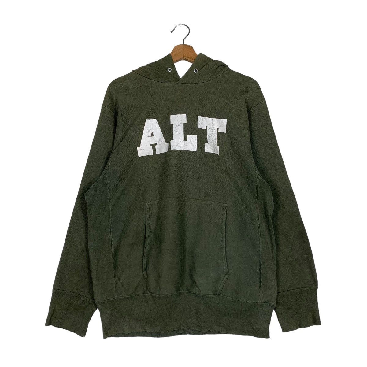 Vintage GEWGAW United Sports ALT Big Logo Pullover Hoodies #0752-C34 Size US M / EU 48-50 / 2 - 1 Thumbnail