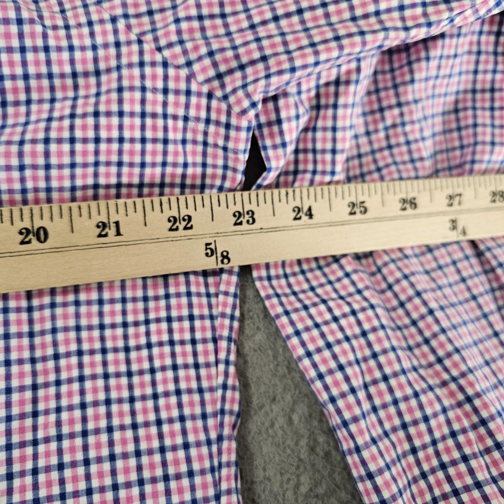Ralph Lauren Ralph Lauren Shirt Mens Large Pink Blue Check Button-Down Long Sleeve Pony Logo Size US L / EU 52-54 / 3 - 6 Thumbnail