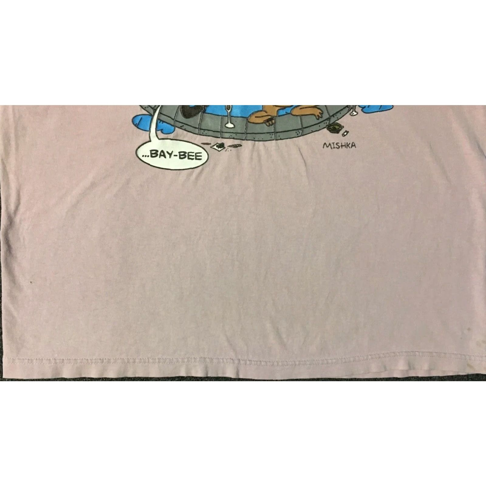 Vintage VINTAGE Mishka Bart Simpson Pink T-Shirt XL Mens Cartoon Biggie 90s 80s Grunge Punk Rap Hip Hop Retro Streetwear Shirt Size US XL / EU 56 / 4 - 3 Thumbnail