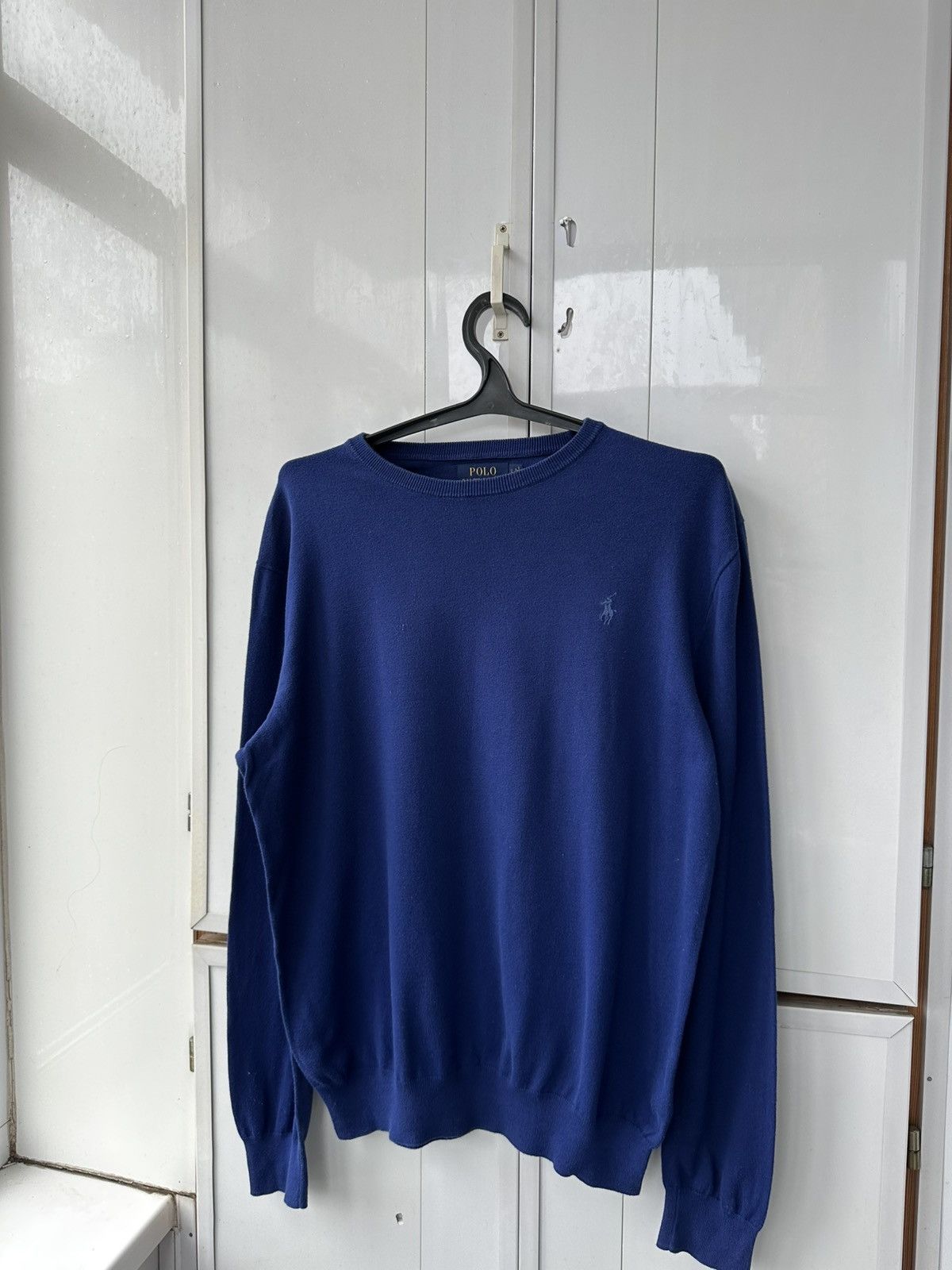 Polo Ralph Lauren Vintage Polo Ralph Lauren Blue Sweater Logo Size US L / EU 52-54 / 3 - 6 Thumbnail