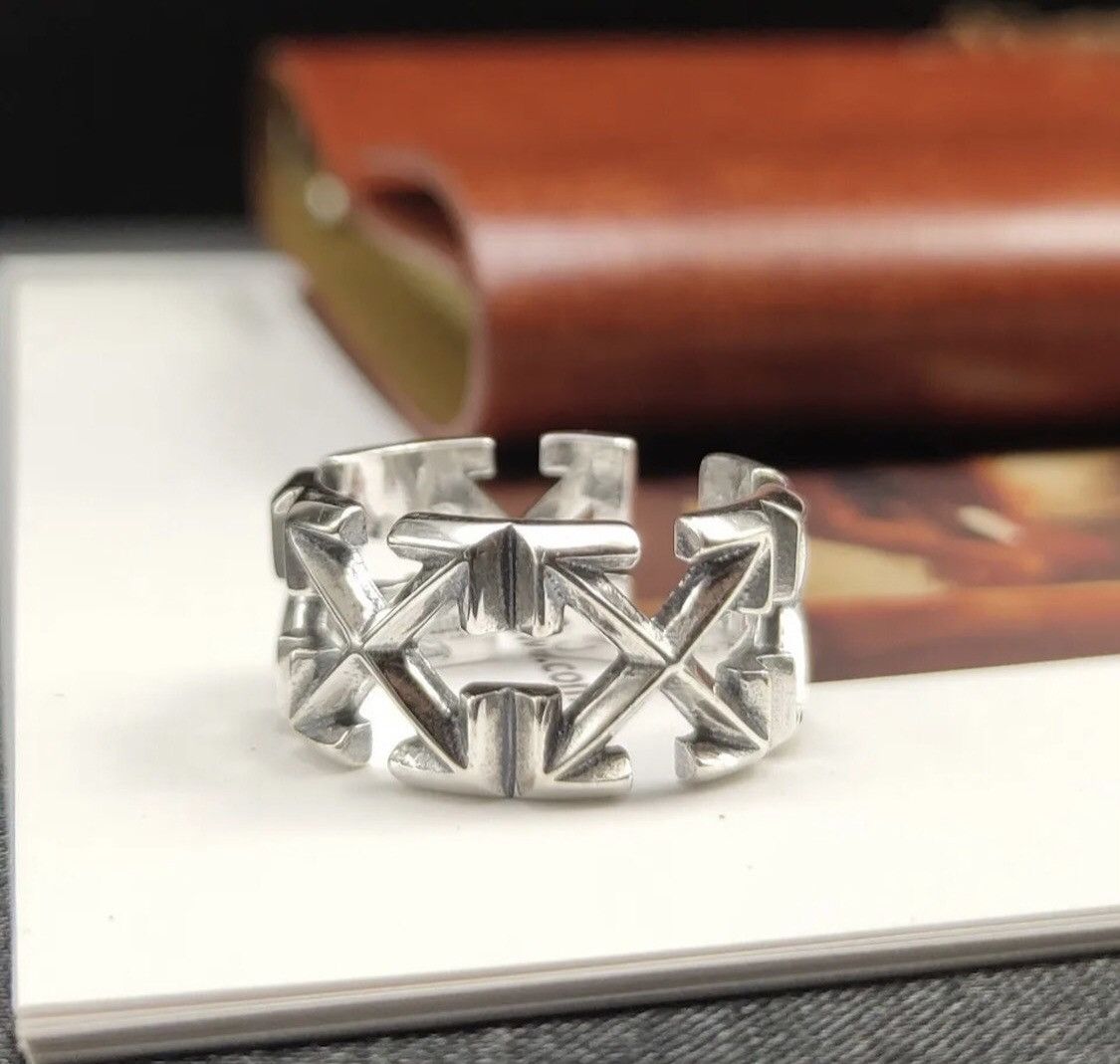 Jewelry Adjustable Arrow Ring Size ONE SIZE - 3 Thumbnail