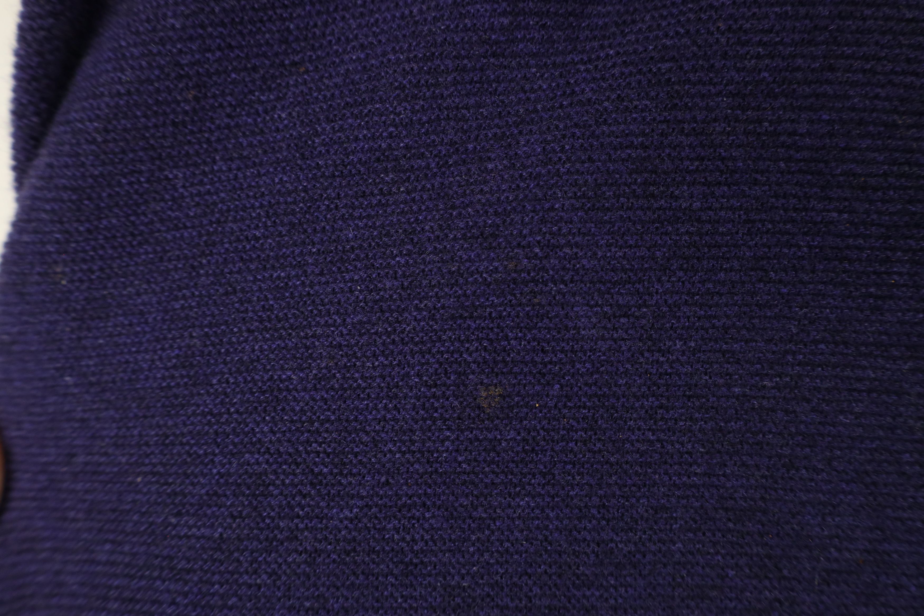 Vintage Kinross Cashmere Blank Cashmere Knit Half Zip Sweater Purple Size US XL / EU 56 / 4 - 4 Thumbnail
