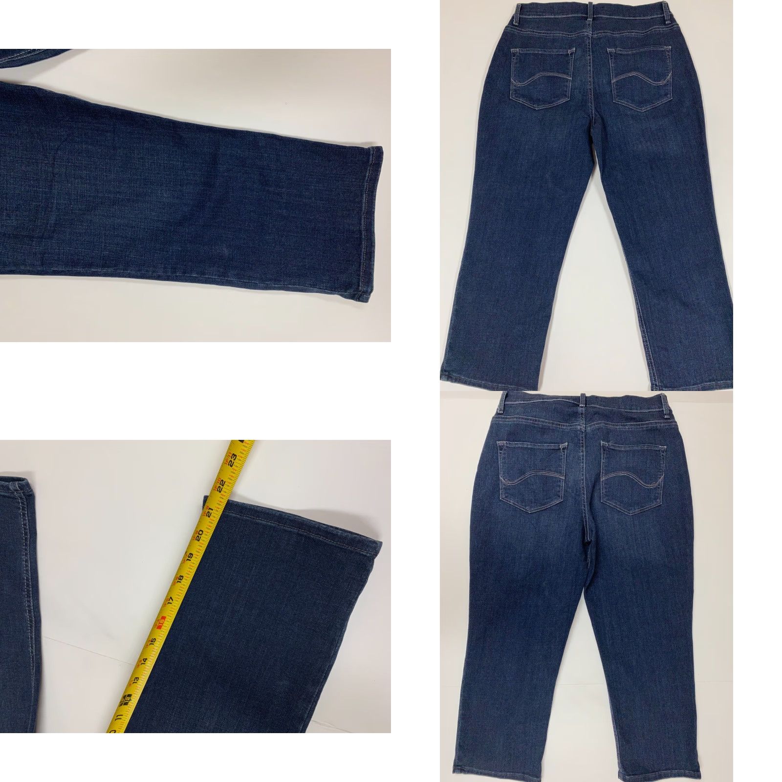 Lee Lee Jeans Womens Jeans 28 Blue Denim Straight Pockets Regular Mid Rise 21in Inseam 28in Vintage No Womens Size 28" / US 6 / IT 42 - 8 Thumbnail