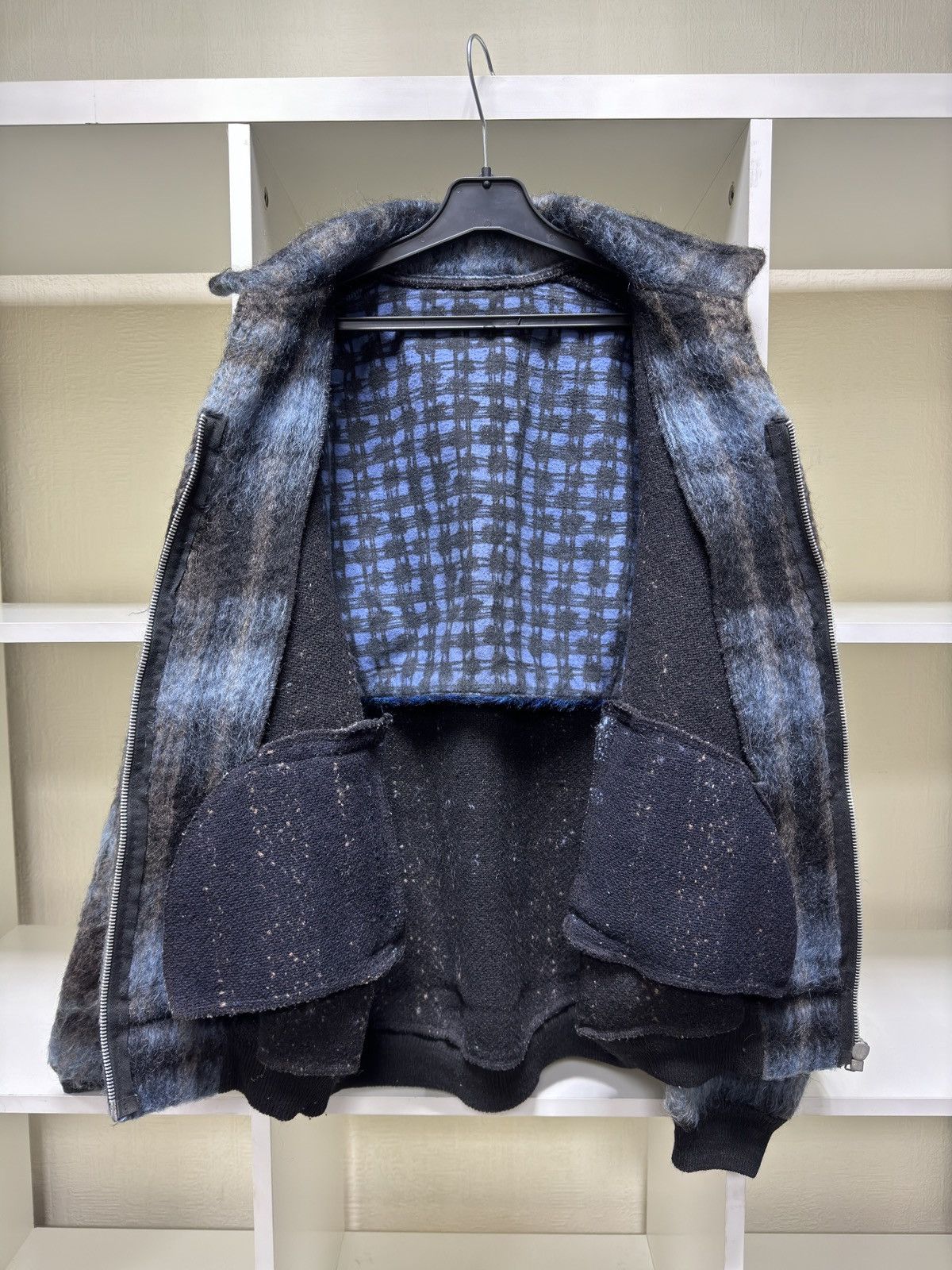 Vintage Vintage 80s Mohair American Style Work Jacket Size US L / EU 52-54 / 3 - 5 Thumbnail