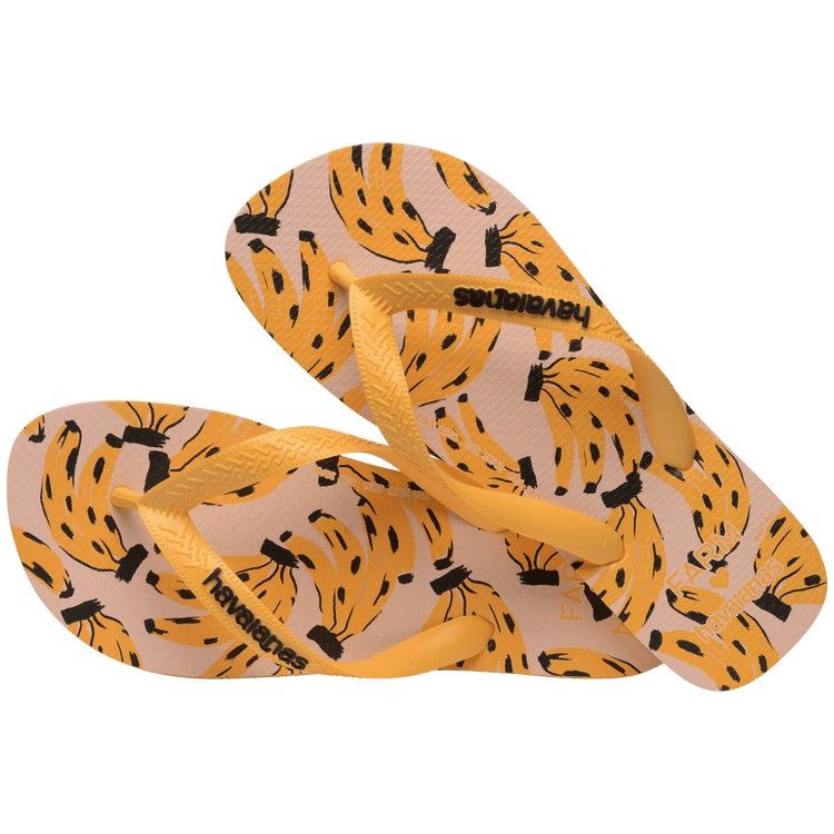 Farm Rio FARM Rio x Havaianas Cheetah Bananas Flip Flops, Size 9-10 Size US 9.5 / IT 39.5 - 2 Thumbnail