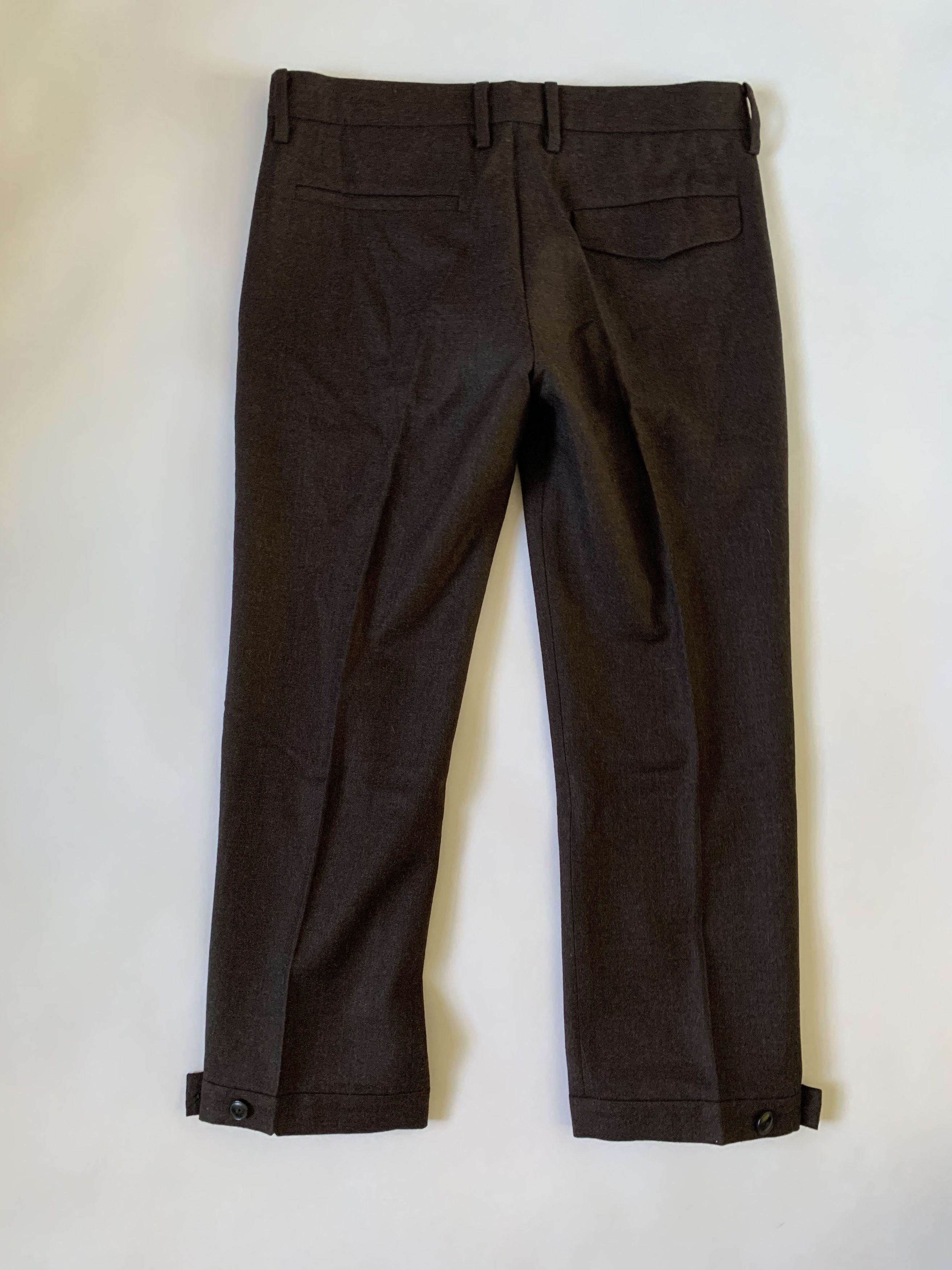 Undercover AW07 PURPLE Wool Lightning Bolt Brown Trousers Size US 32 / EU 48 - 2 Thumbnail