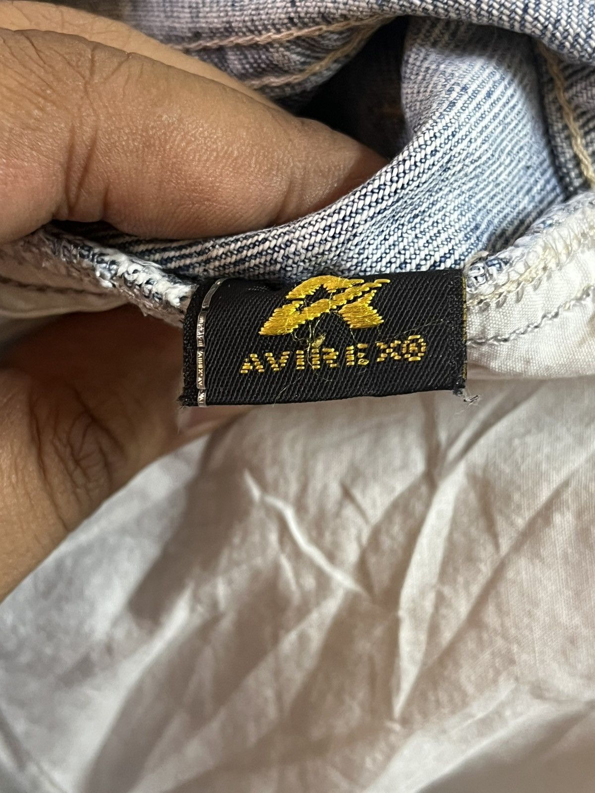 Avirex Vintage Avirex System Faded Wide Leg Denim Size US 30 / EU 46 - 10 Thumbnail