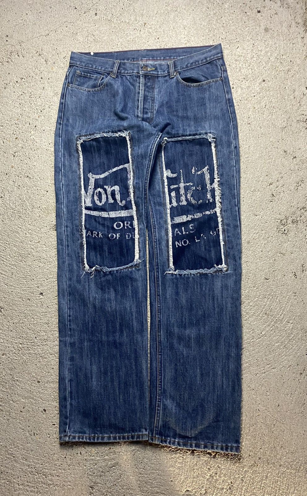 Von Dutch Von dutch vintage denim patchwork y2k jeans japanese 90s Size US 38 / EU 54 - 5 Thumbnail