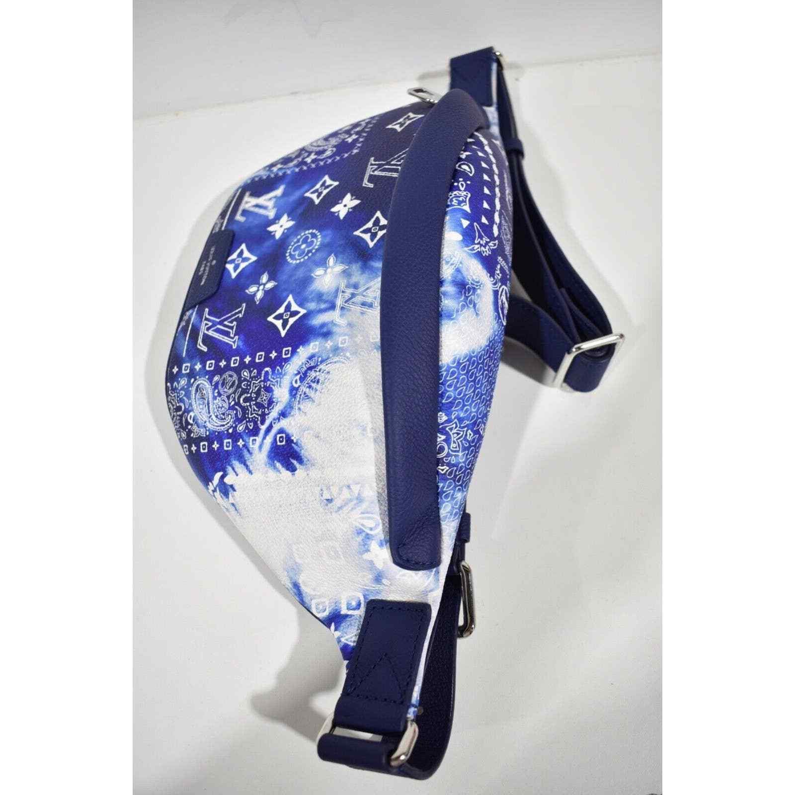 Louis Vuitton Louis Vuitton Bandana Blue Monogram Crossbody Fanny Pack Bag Size ONE SIZE - 8 Thumbnail