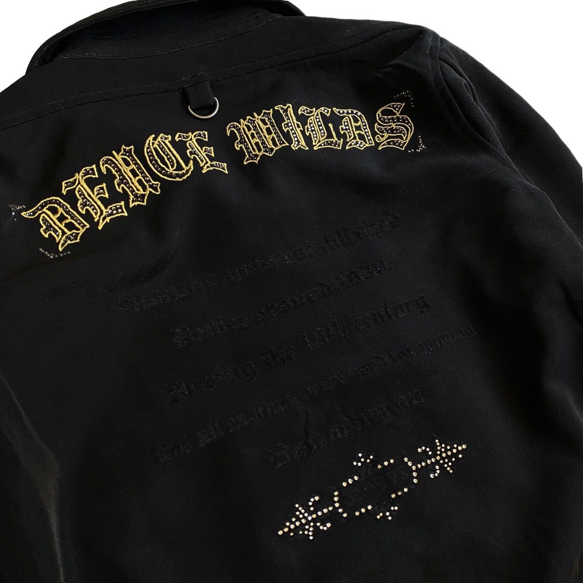If Six Was Nine Lagust bondage full zipper jacket black outer outerwear Size M / US 6-8 / IT 42-44 - 9 Thumbnail
