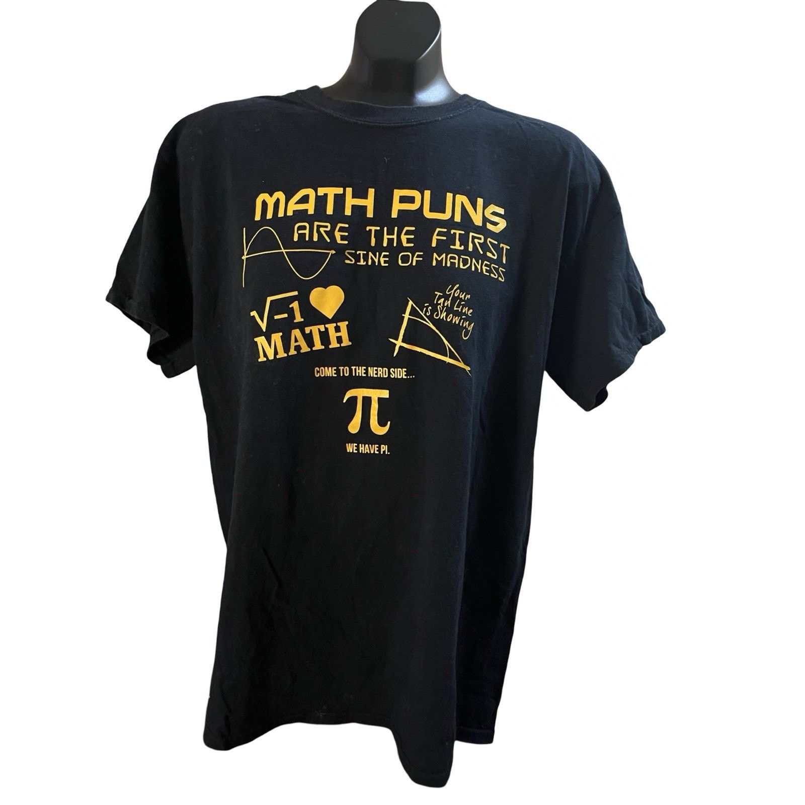 Gildan Math Puns Graphic T-Shirt – Math Masters 2016-2017 | Size L Size US L / EU 52-54 / 3 - 1 Thumbnail