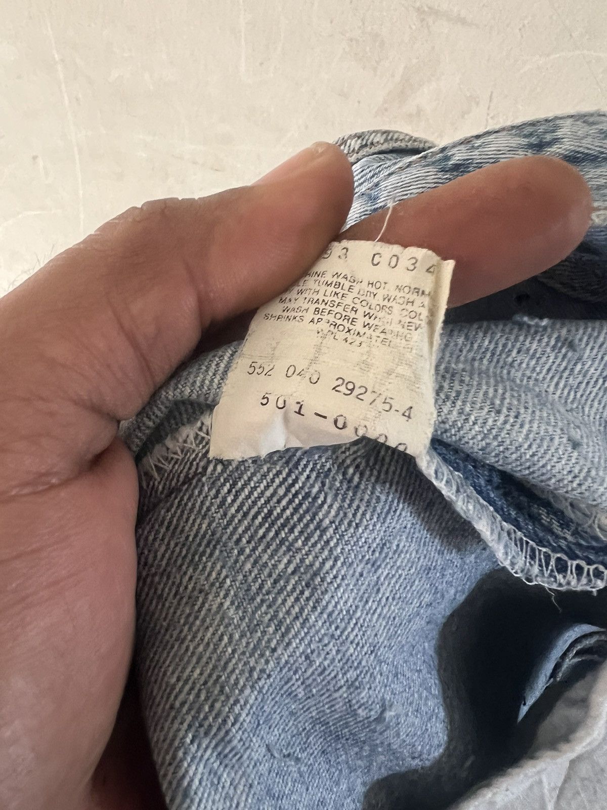 Japanese Brand × Levi's Vintage Clothing × Vintage THRASHED🔥VINTAGE LEVIS 501 RIPPED DENIM KURT KOBAIN Size US 30 / EU 46 - 15 Thumbnail
