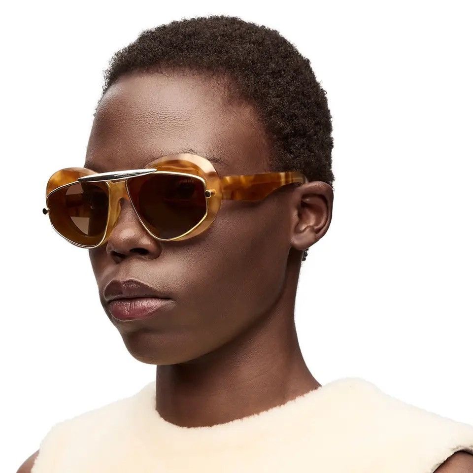 Japanese Brand × Vintage Streetwear Retro Vintage Style Sunglasses Y2k Unisex Size ONE SIZE - 1 Thumbnail