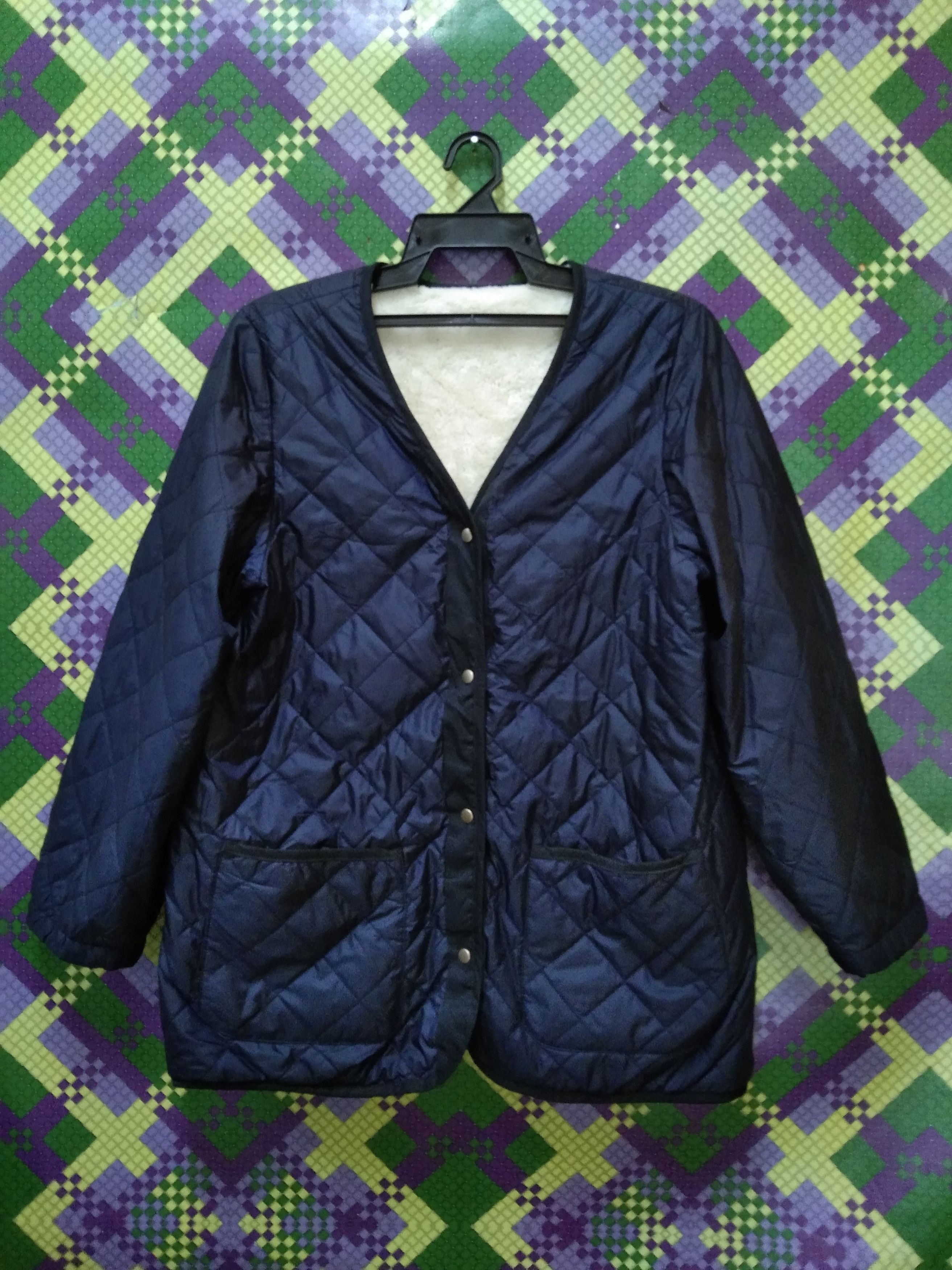 JAPANESE BRAND CARDIGAN QUILTED JACKET