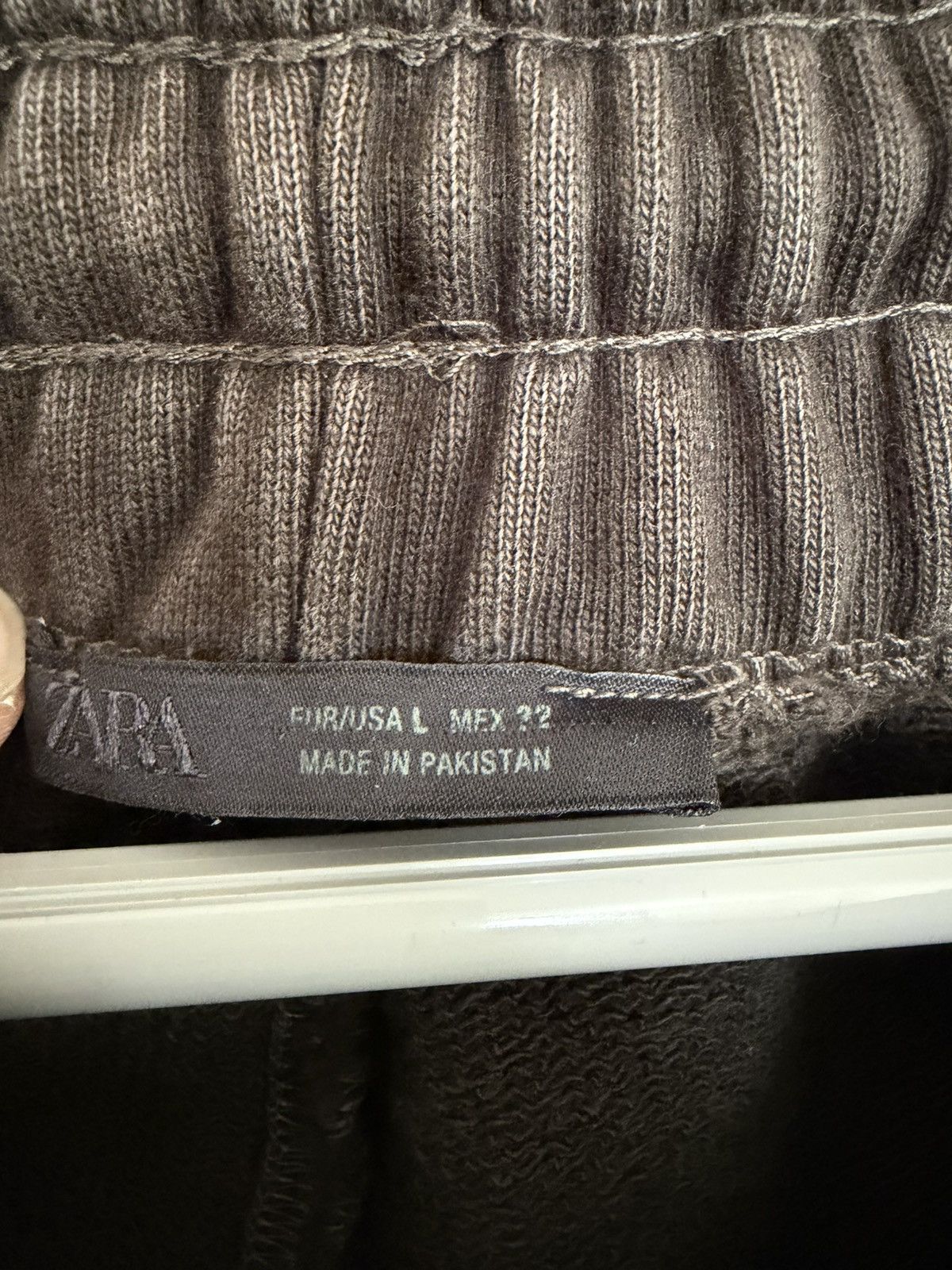 Zara Chocolate Brown Cargo Baggy Sweatpants Size US 34 / EU 50 - 2 Thumbnail