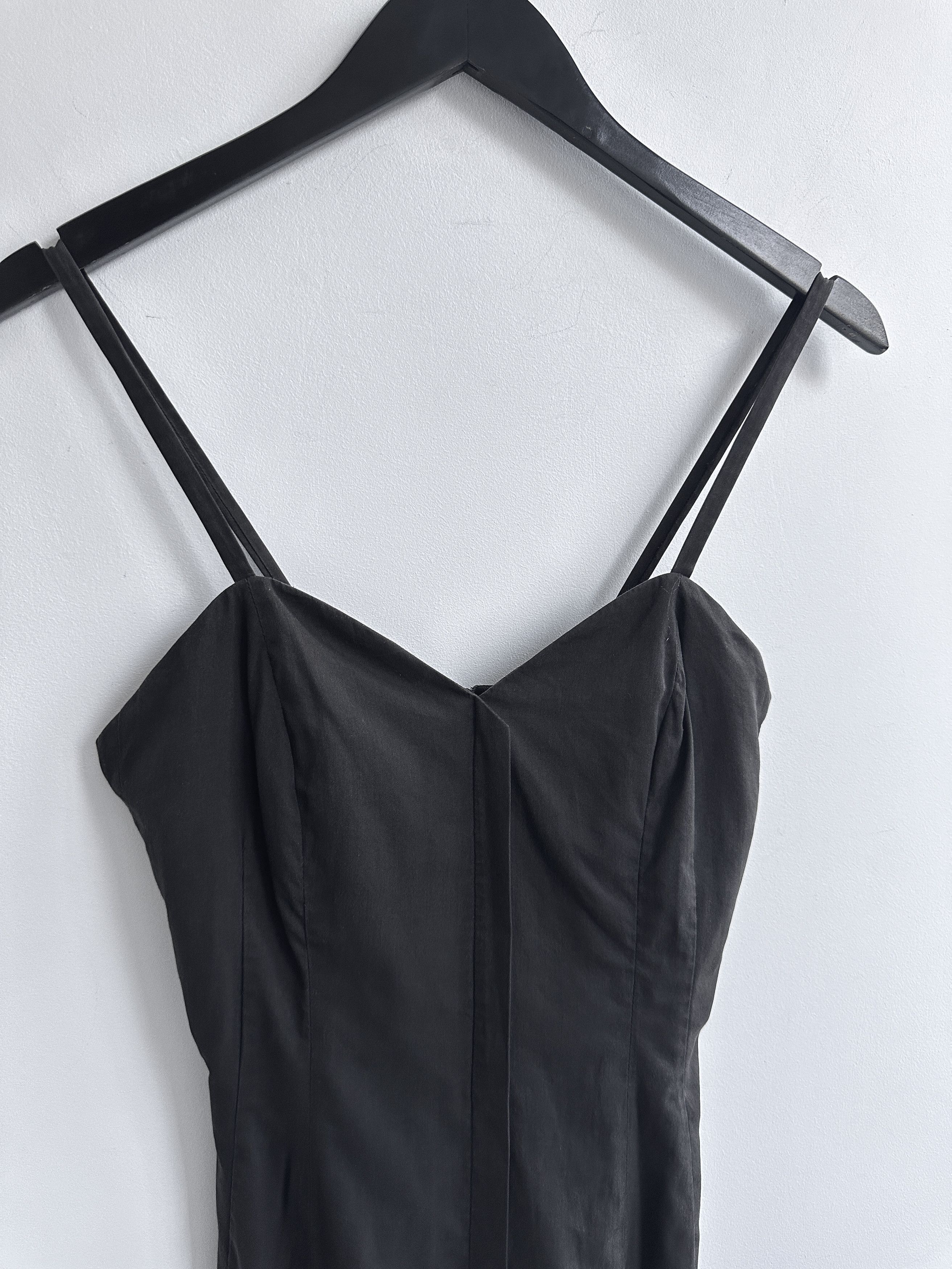 Jil Sander Jil Sander Black Mini Dress Size XS / US 0-2 / IT 36-38 - 3 Thumbnail
