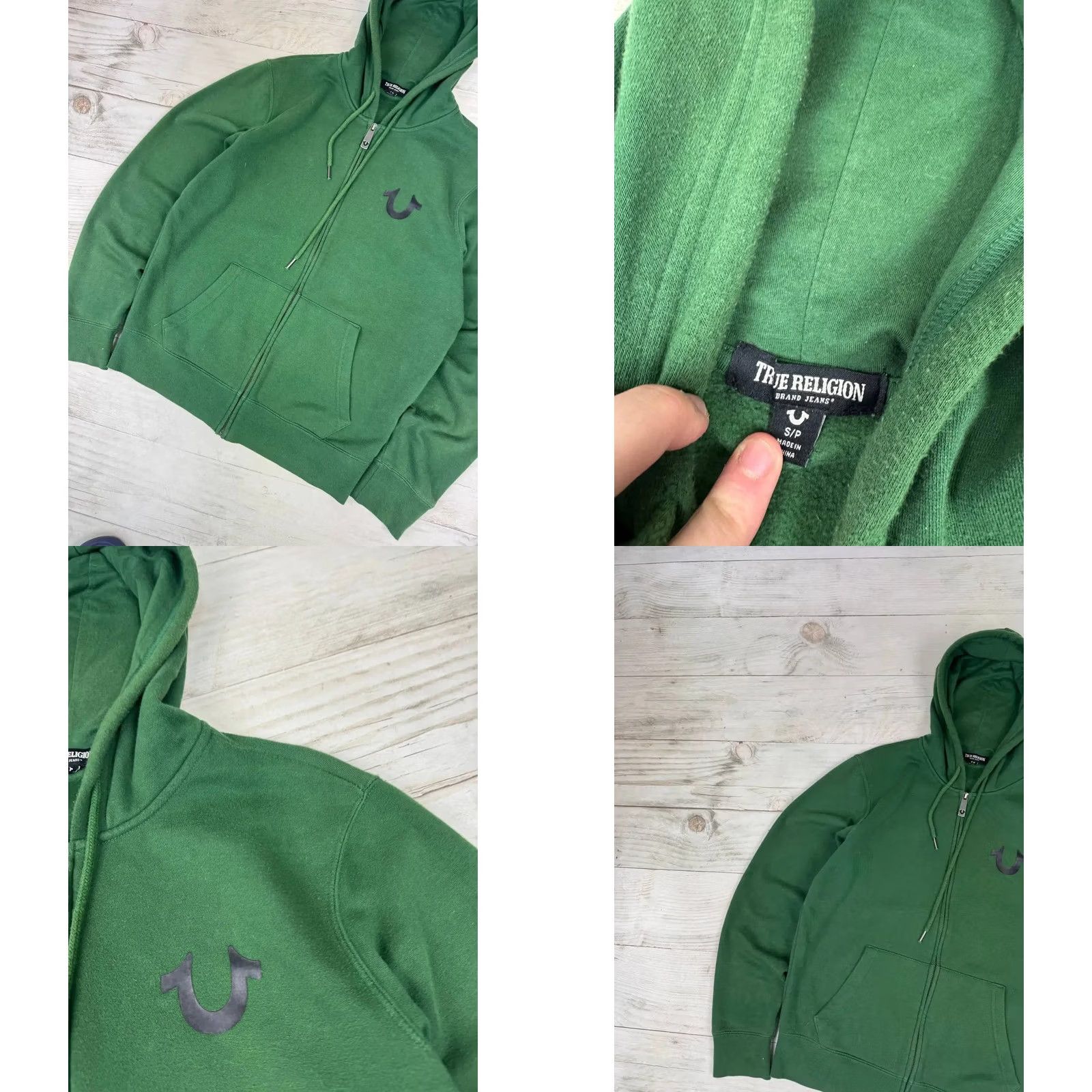 True Religion True Religion Tracksuit Hoodie Pants 2 Piece Set Men Size S Green Sweatshirt Sweatpants Tracksuit With Logo Size US S / EU 44-46 / 1 - 8 Thumbnail