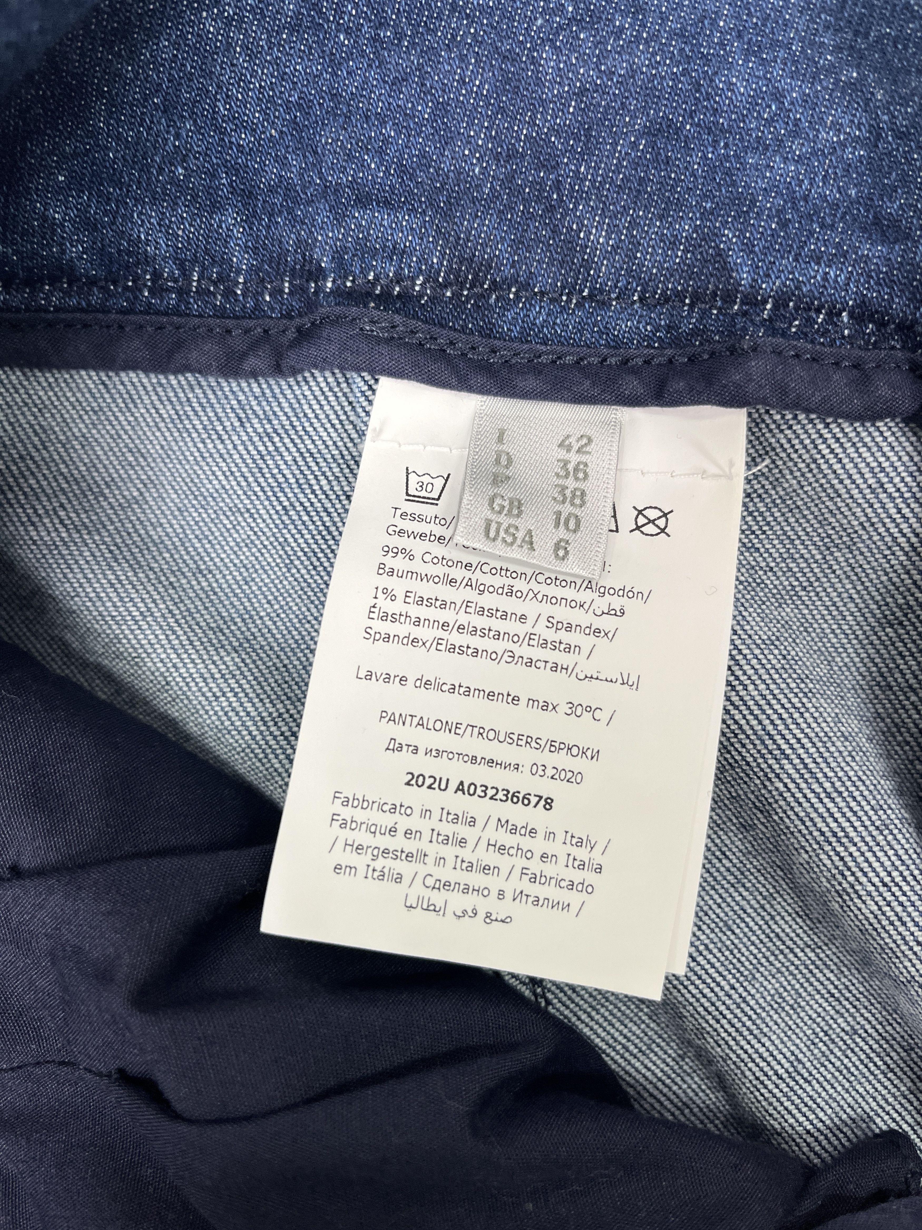 Alberta Ferretti Blue High Waist Baggy Jeans Size 27" / US 4 / IT 40 - 5 Thumbnail
