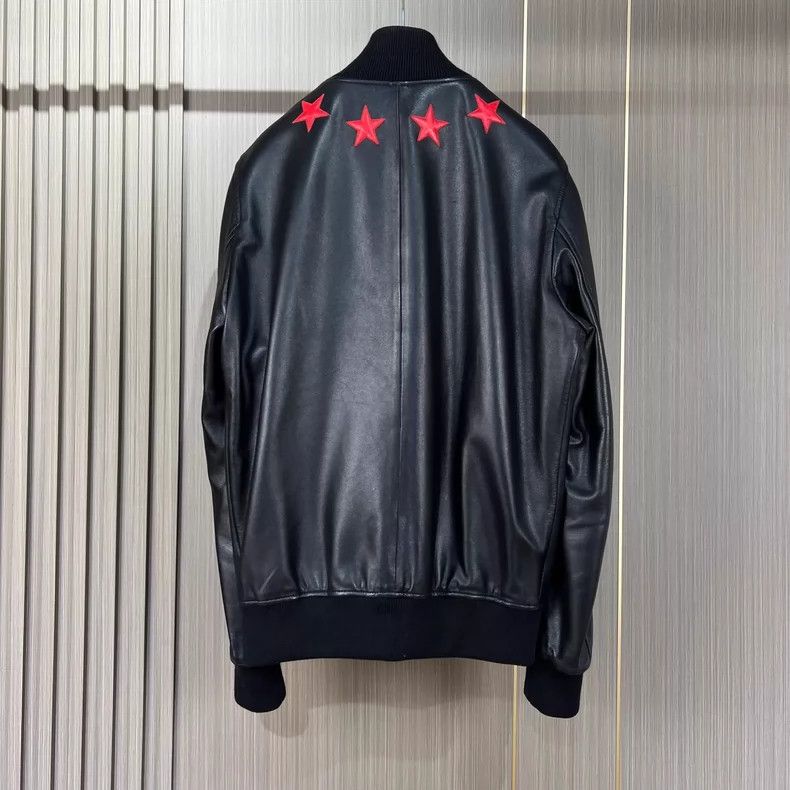 Givenchy Givenchy Five-star leather baseball jacket 2506-Nextarrow Size US S / EU 44-46 / 1 - 2 Thumbnail