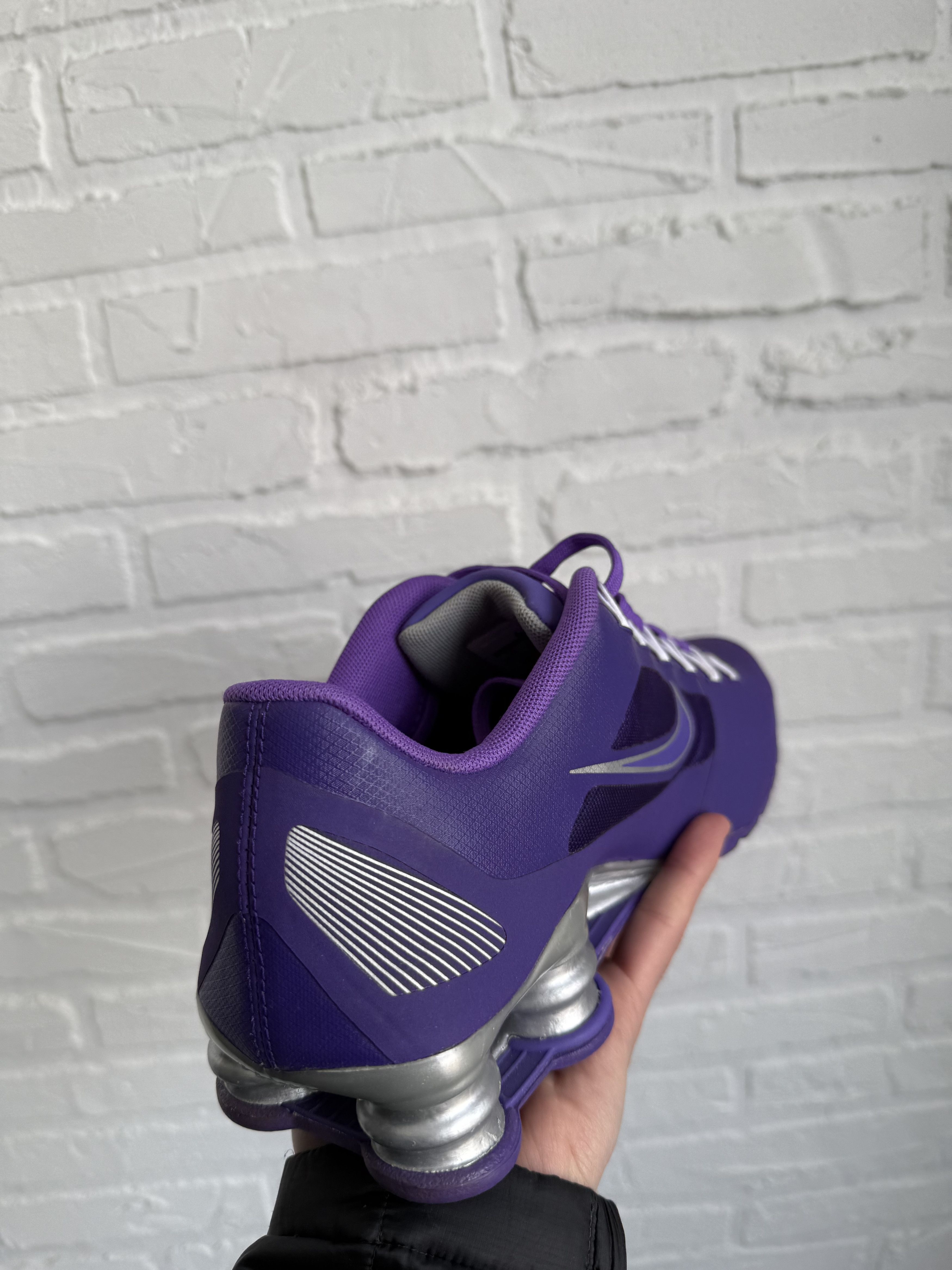 Nike 2014 Nike shox r4 superfly violet silver sneakers Size US 9 / EU 42 - 8 Thumbnail