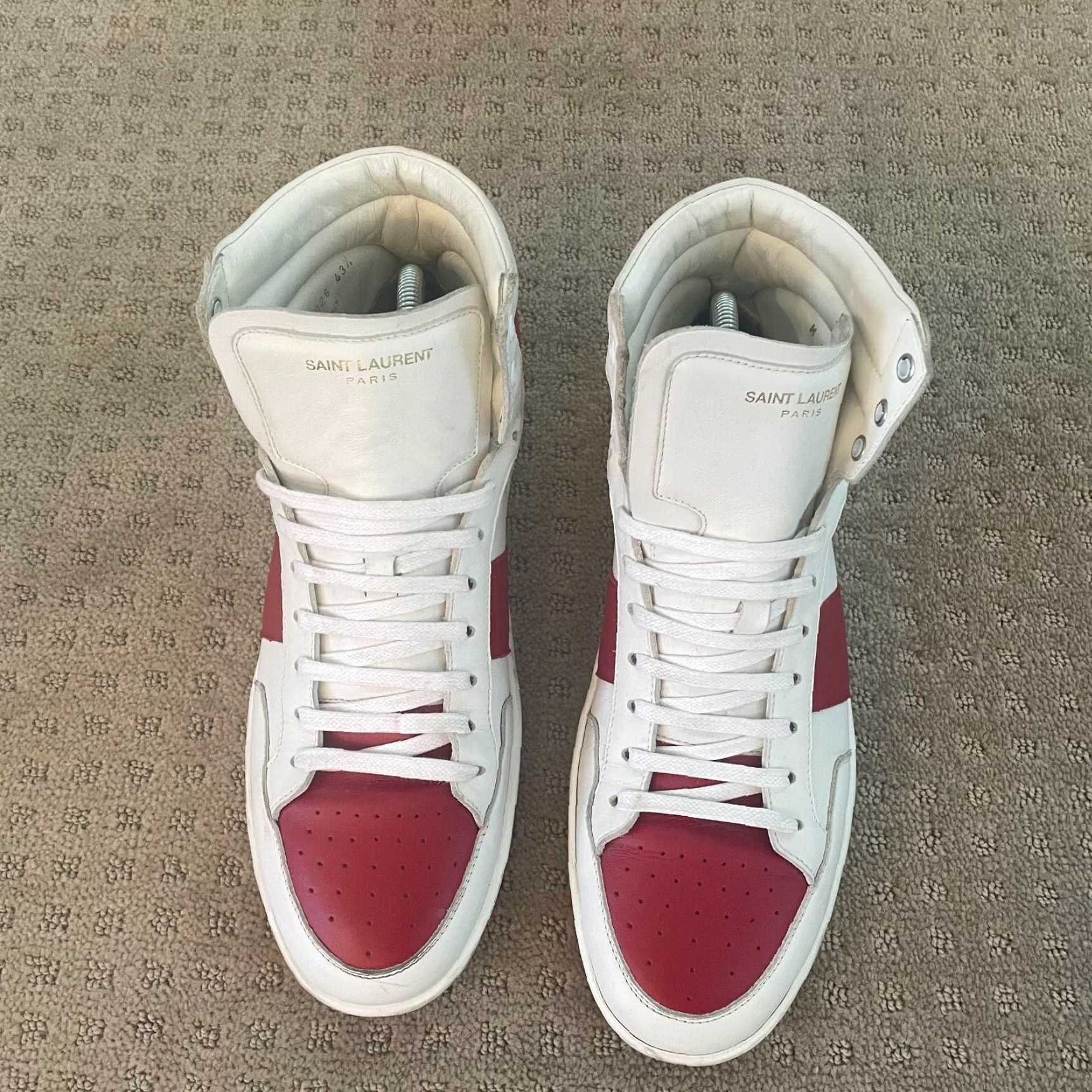 Yves Saint Laurent Saint Laurent Court Classic SL/10H High Top Sneakers Men US 10.5 EU 43.5 White Size US L / EU 52-54 / 3 - 7 Thumbnail