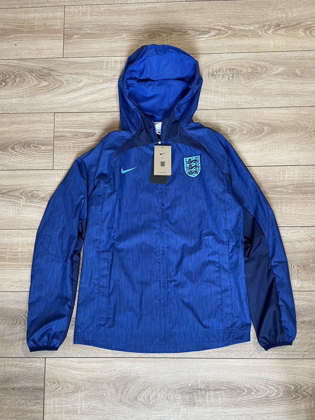 Nike 2022 Nike England AWF Full Zip Hooded Soccer track Jacket Size US M / EU 48-50 / 2 - 1 Thumbnail