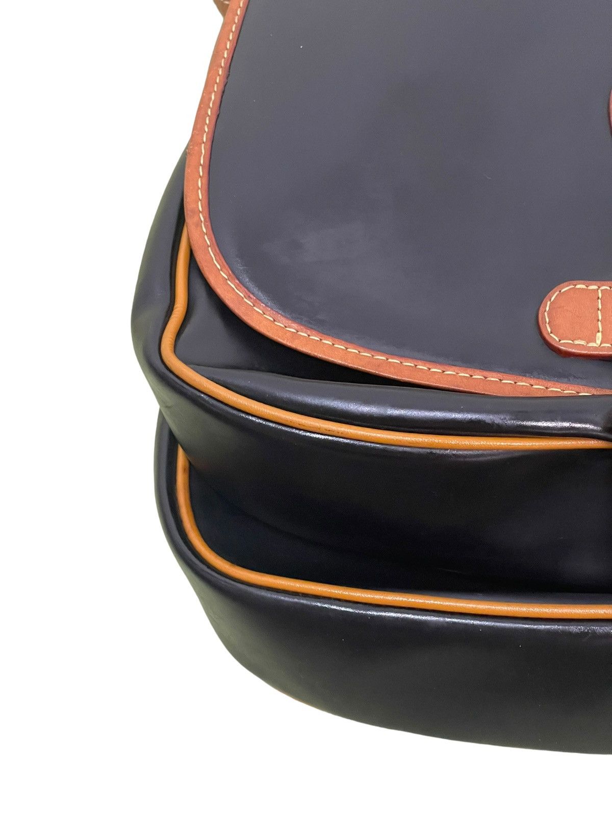 Genuine Leather Full Leather Patina Vtg Alice Italy Shoulder Bag 2🟩 Size ONE SIZE - 8 Thumbnail