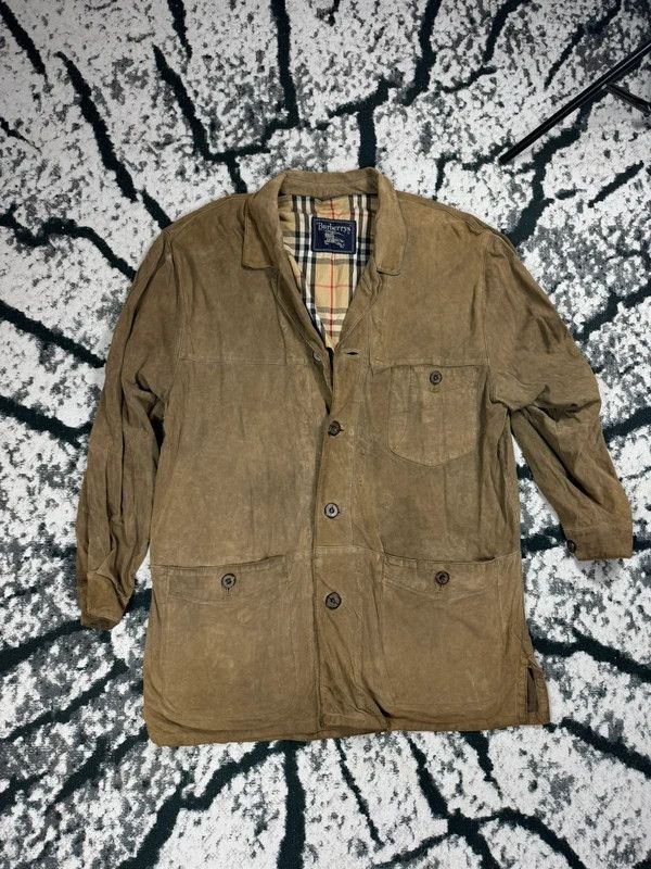 Burberry Vintage Burberry full pattern leather coat beige brown L Size US L / EU 52-54 / 3 - 1 Thumbnail