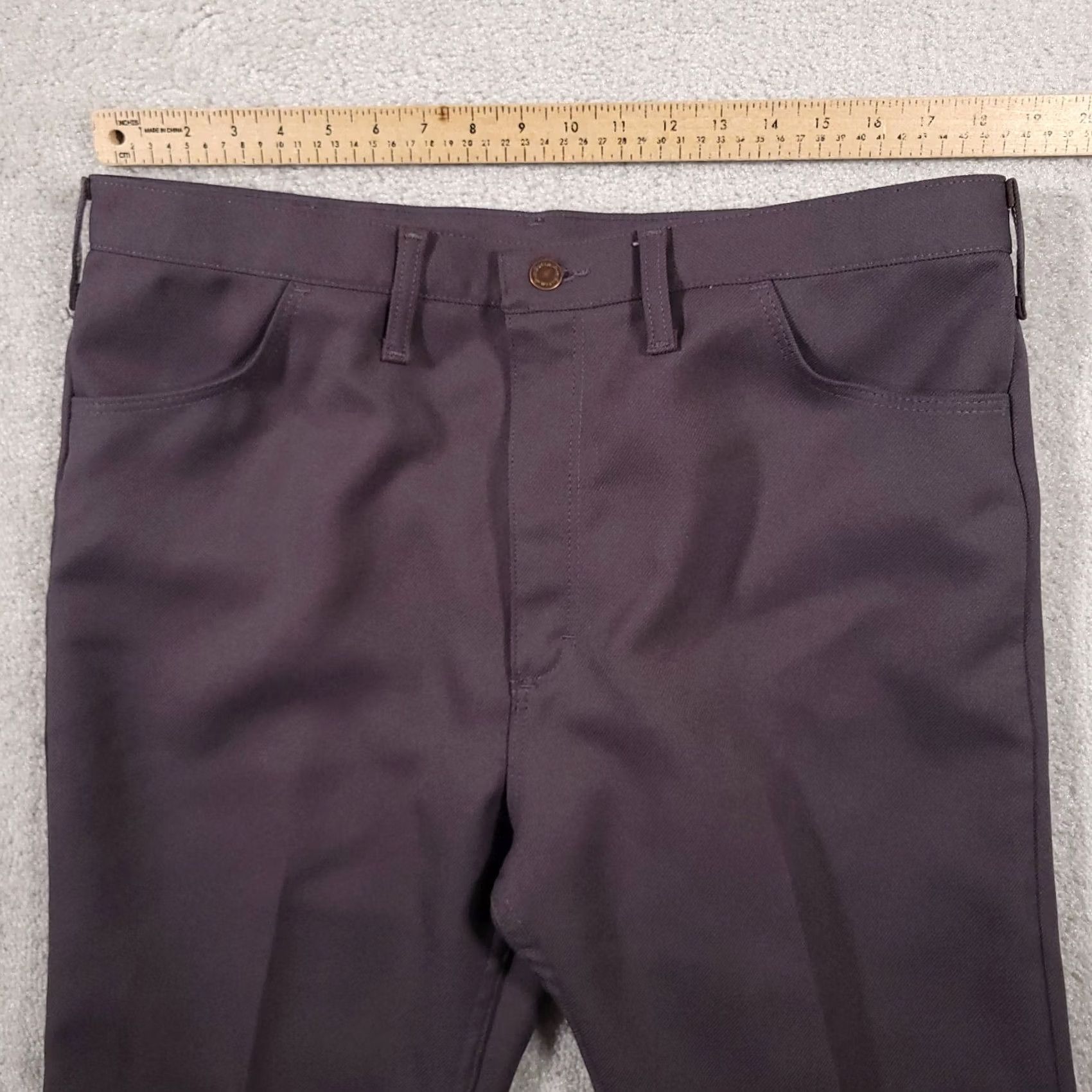 Wrangler VINTAGE Wrangler Pants 82DG Western Cowboy Gray Slacks Mens 40x30 | 37x30 Actual | Bootcut | Gray | USA | 80s 90s | Dress Pants | Regular Mens 40x30 Size US 40 / EU 56 - 5 Thumbnail